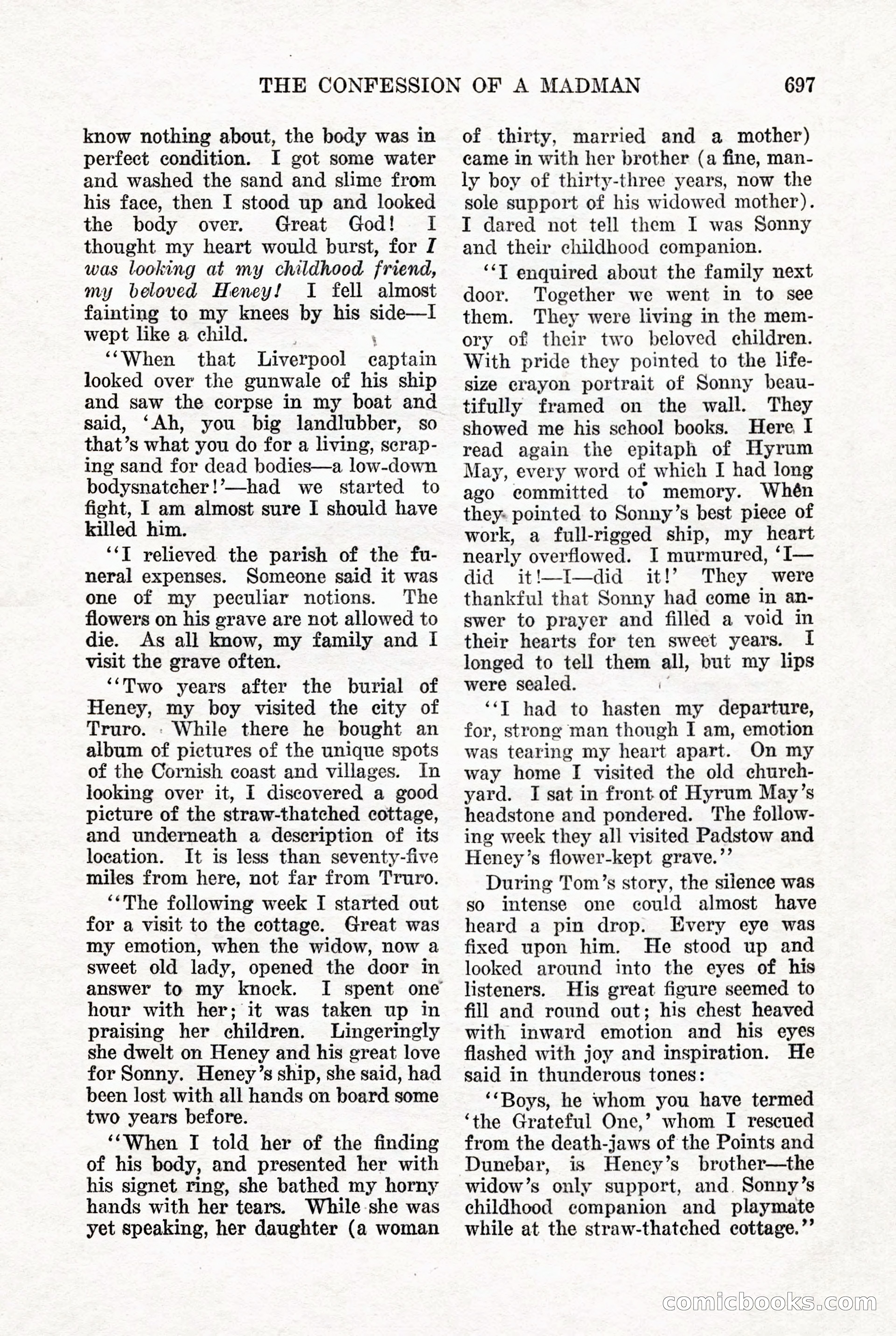 Weird Tales, Vol. 7, No. 5 — page 123 of 148