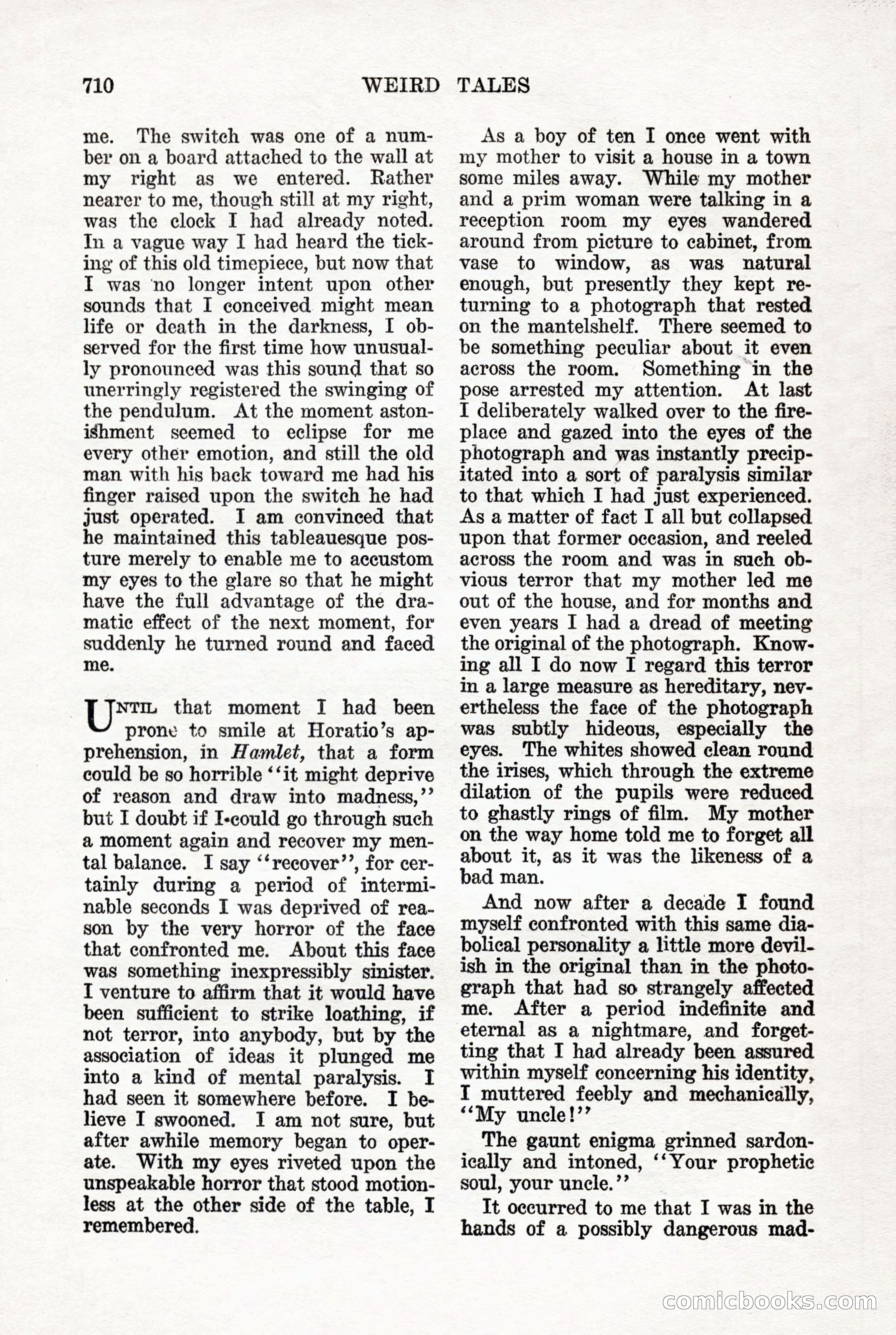 Weird Tales, Vol. 7, No. 5 — page 136 of 148