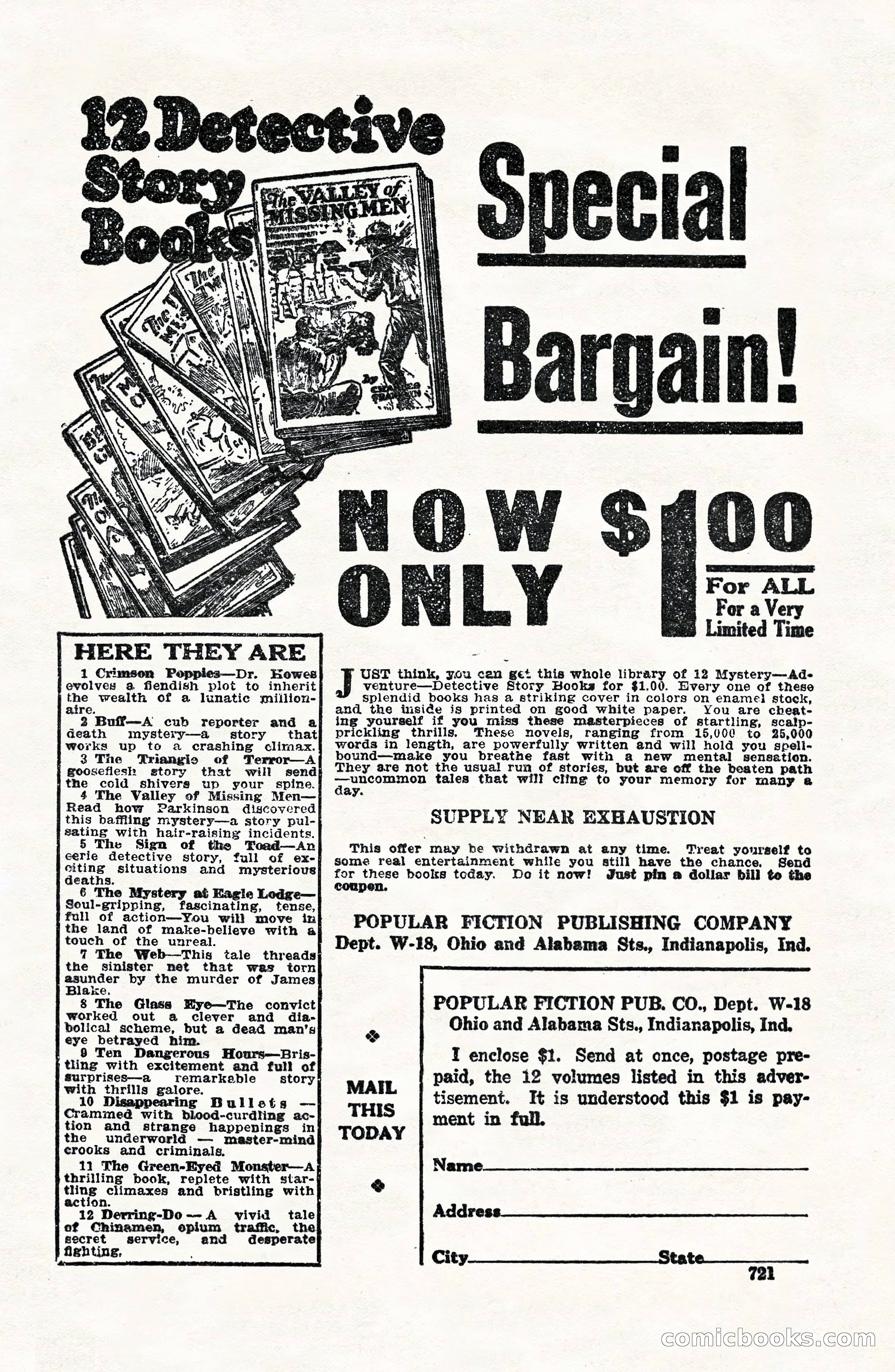 Weird Tales, Vol. VII, No. 6 — page 3 of 148