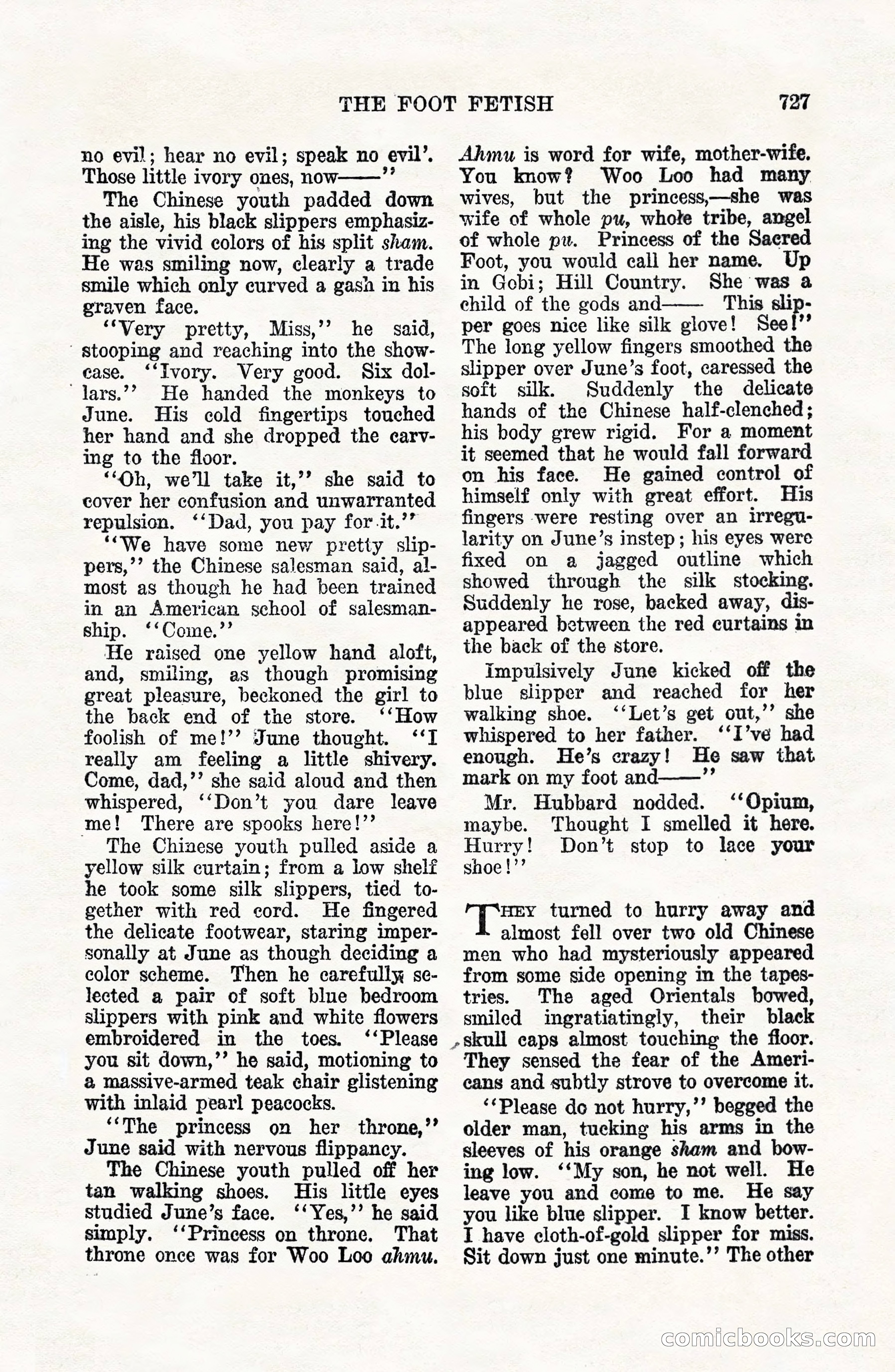 Weird Tales, Vol. VII, No. 6 — page 9 of 148