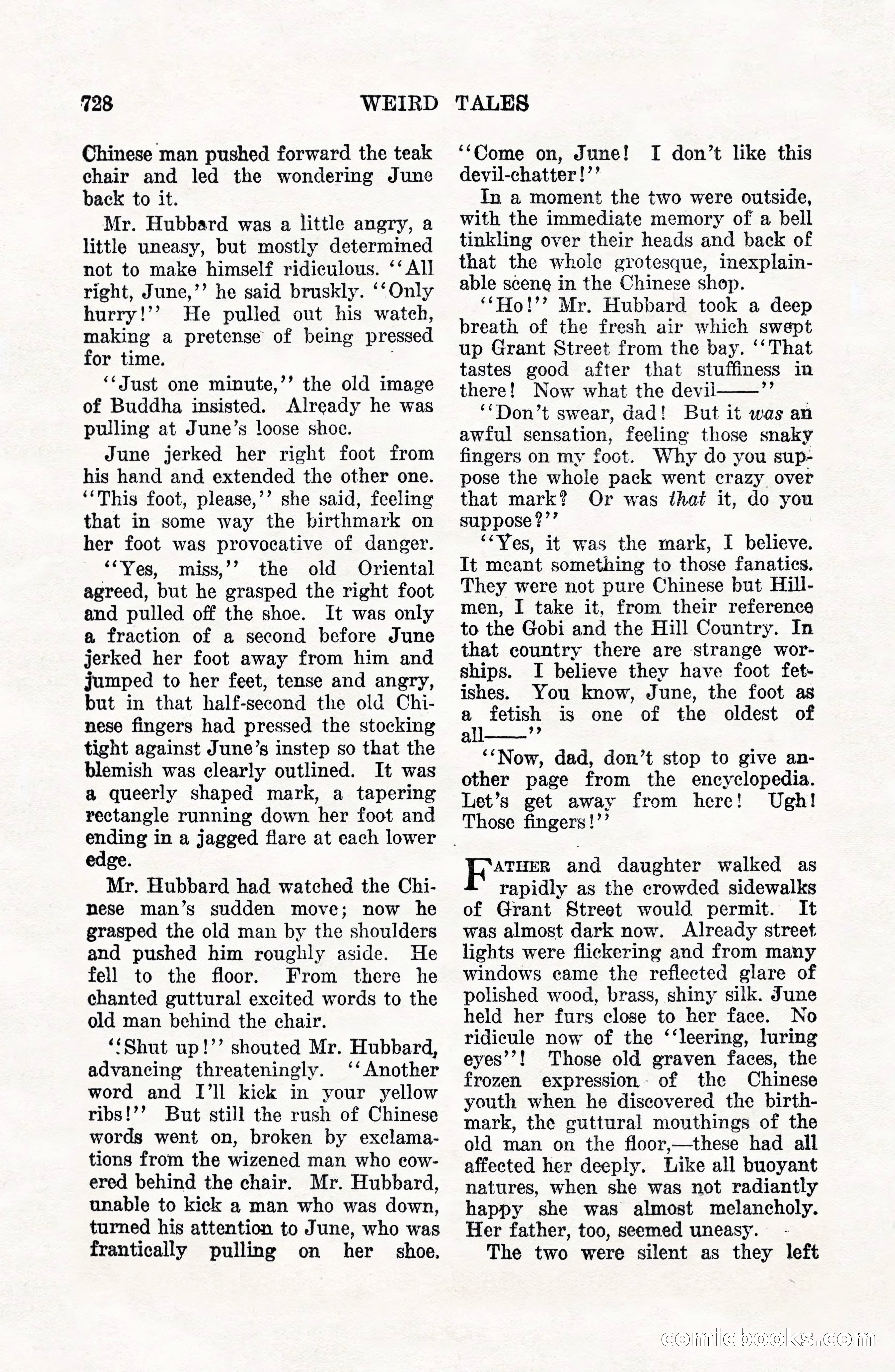 Weird Tales, Vol. VII, No. 6 — page 10 of 148