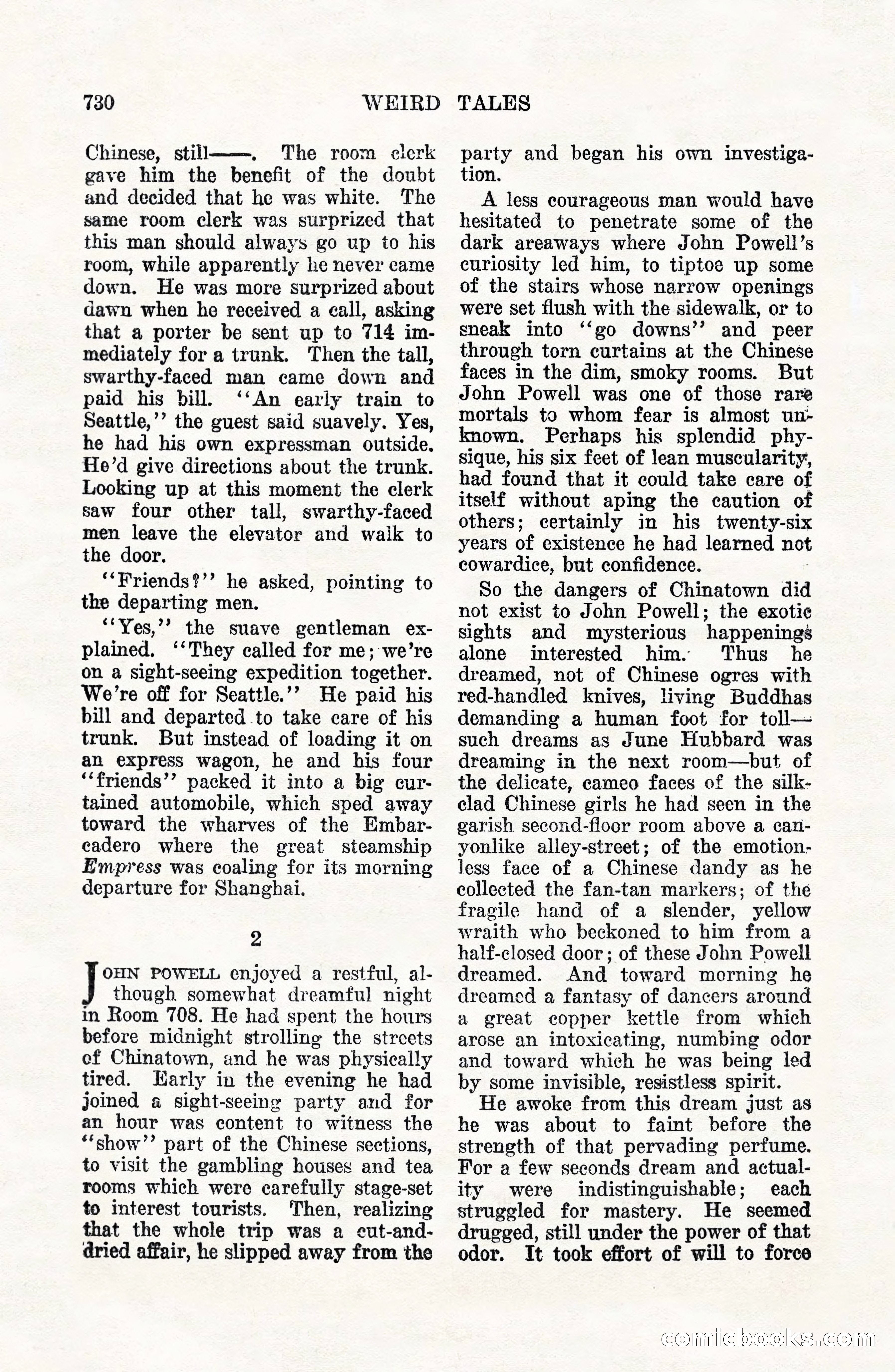 Weird Tales, Vol. VII, No. 6 — page 12 of 148