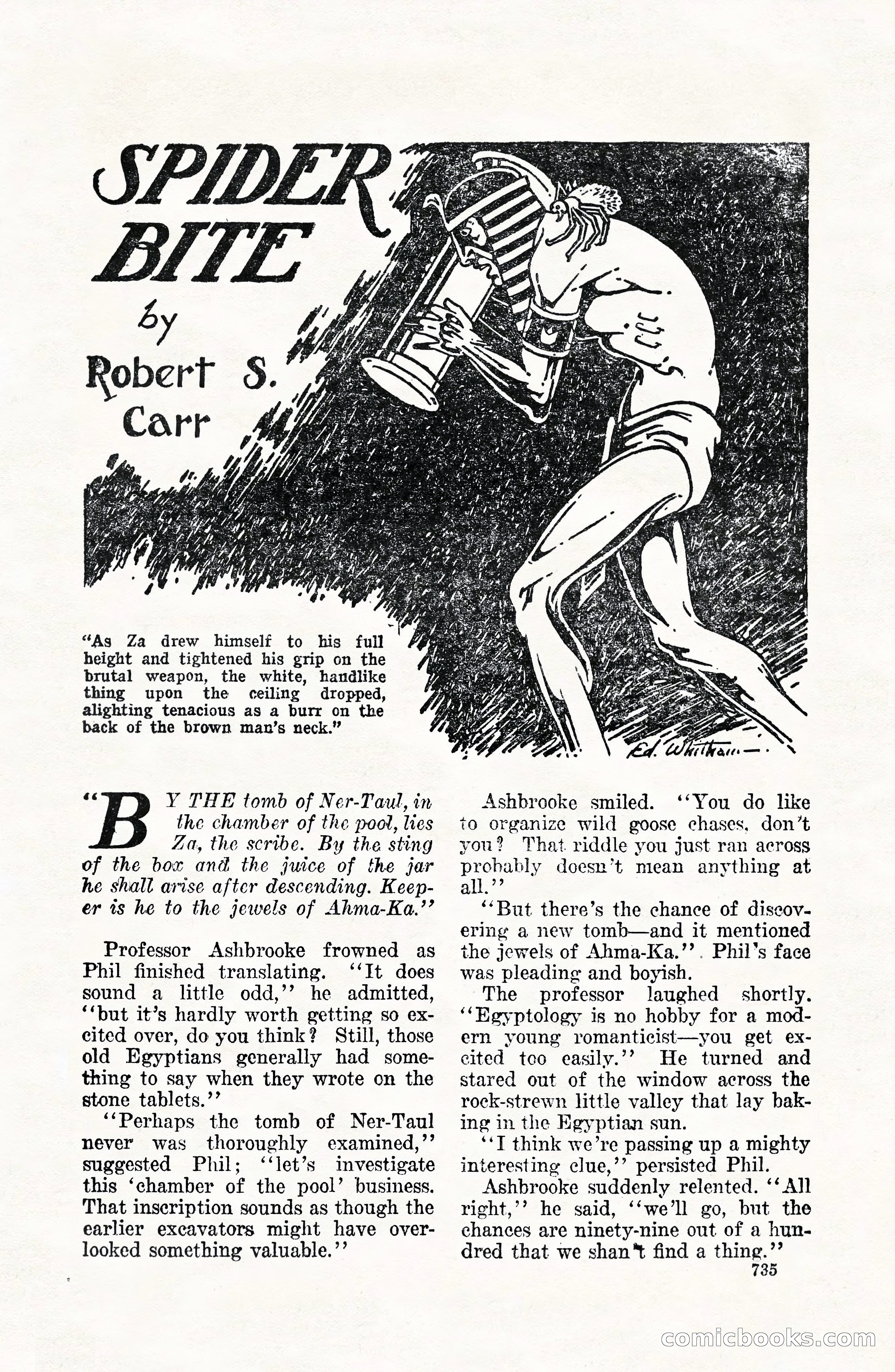 Weird Tales, Vol. VII, No. 6 — page 17 of 148
