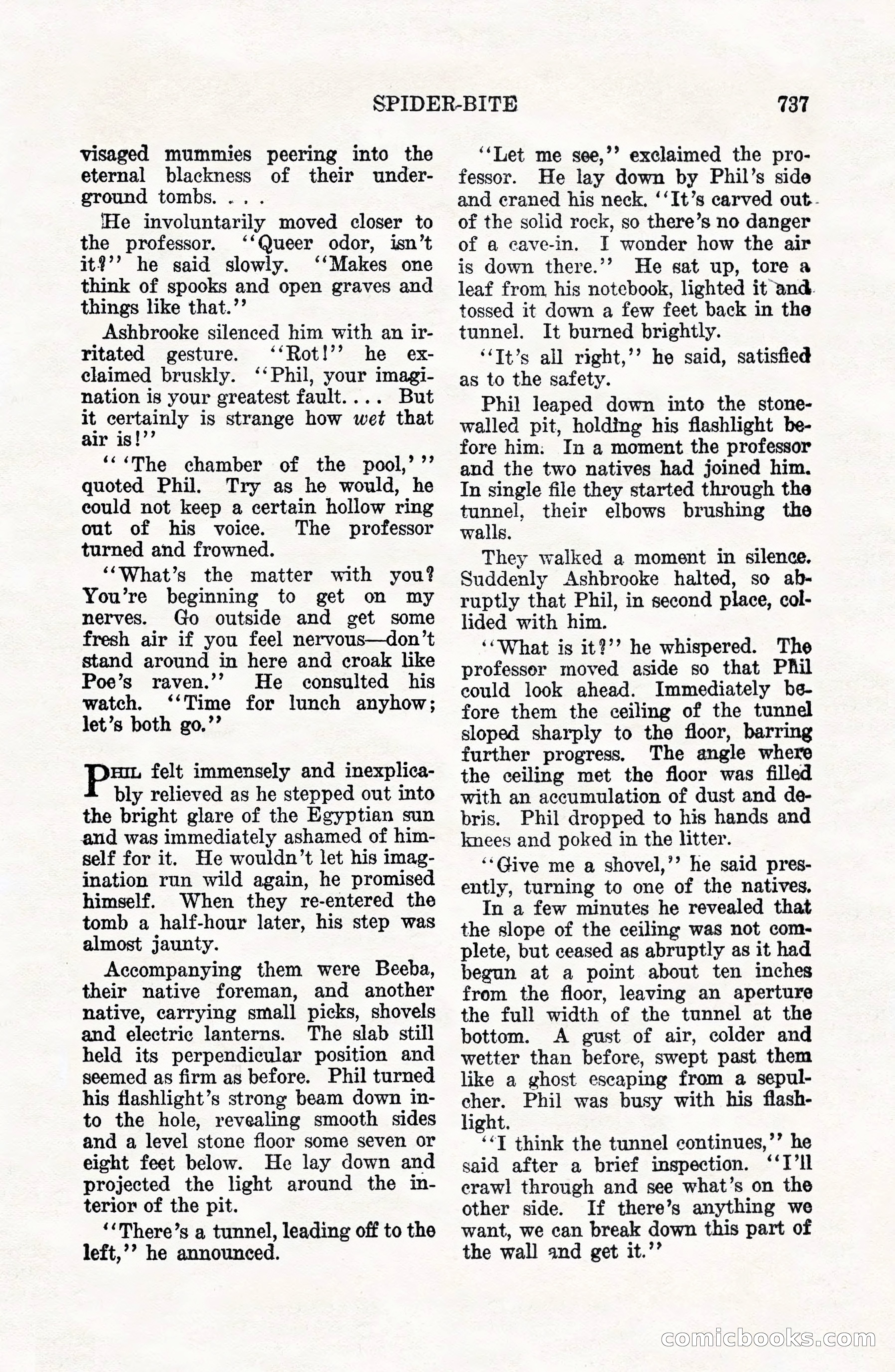 Weird Tales, Vol. VII, No. 6 — page 19 of 148