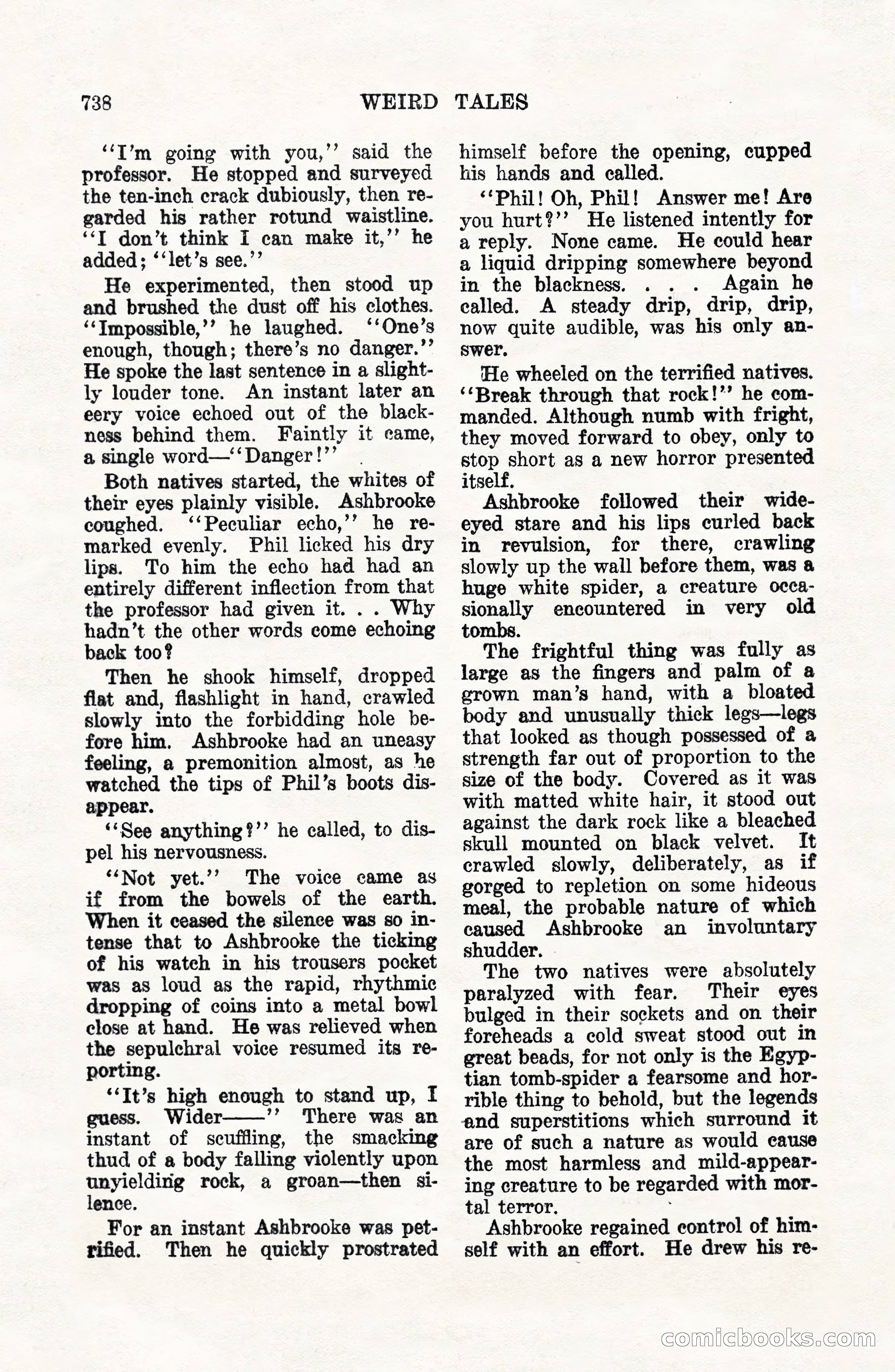 Weird Tales, Vol. VII, No. 6 — page 20 of 148