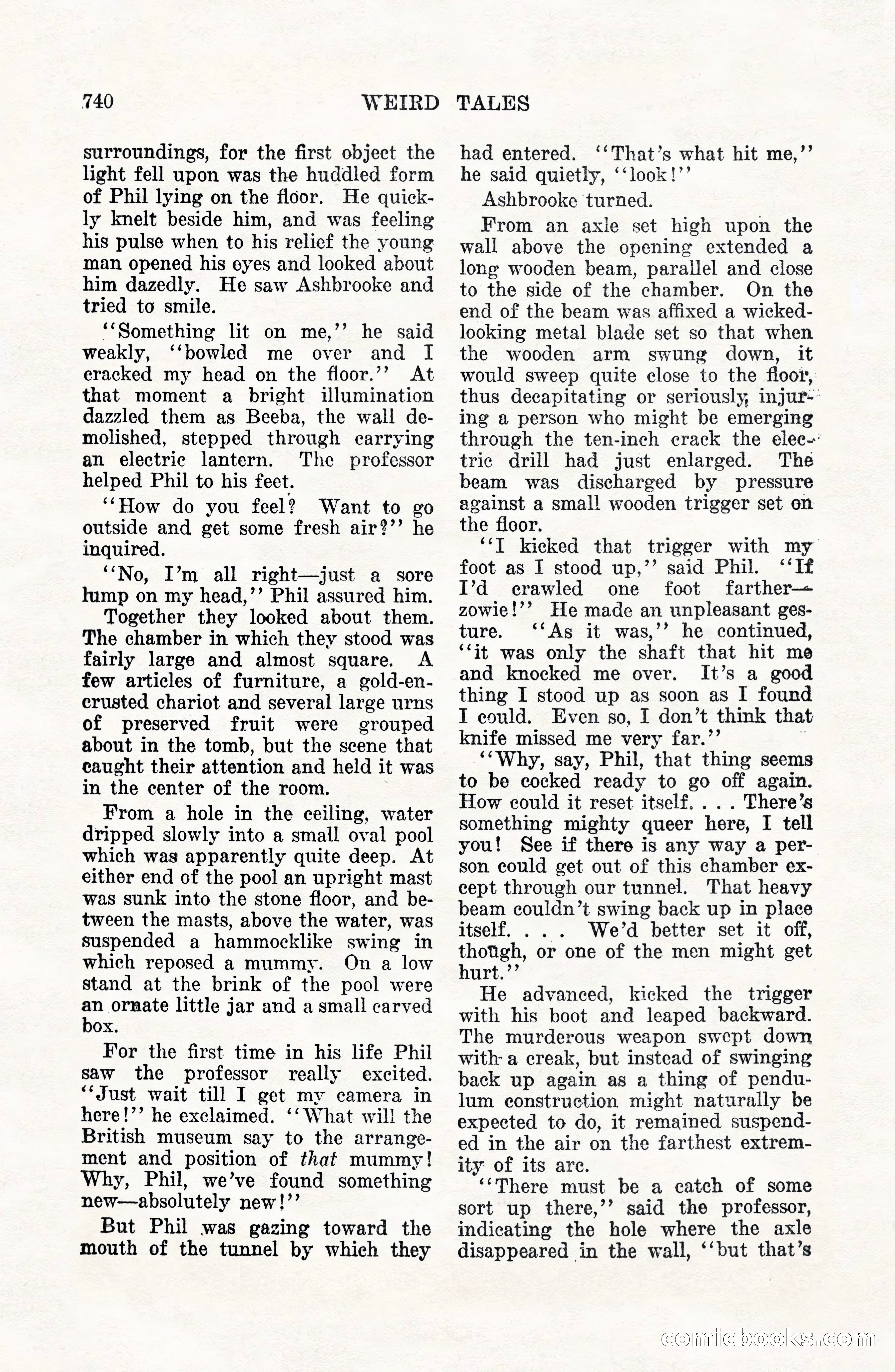 Weird Tales, Vol. VII, No. 6 — page 22 of 148