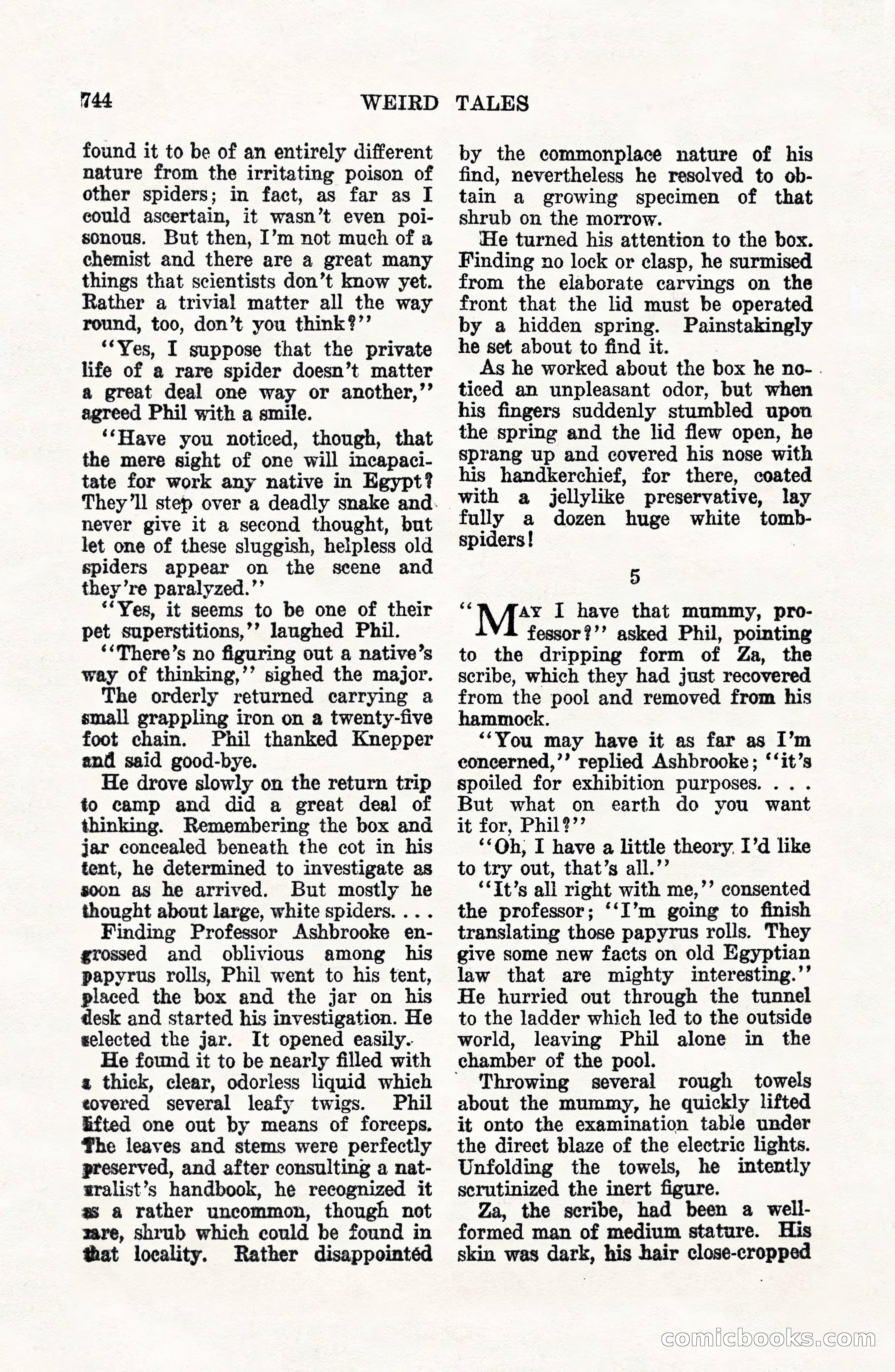 Weird Tales, Vol. VII, No. 6 — page 26 of 148