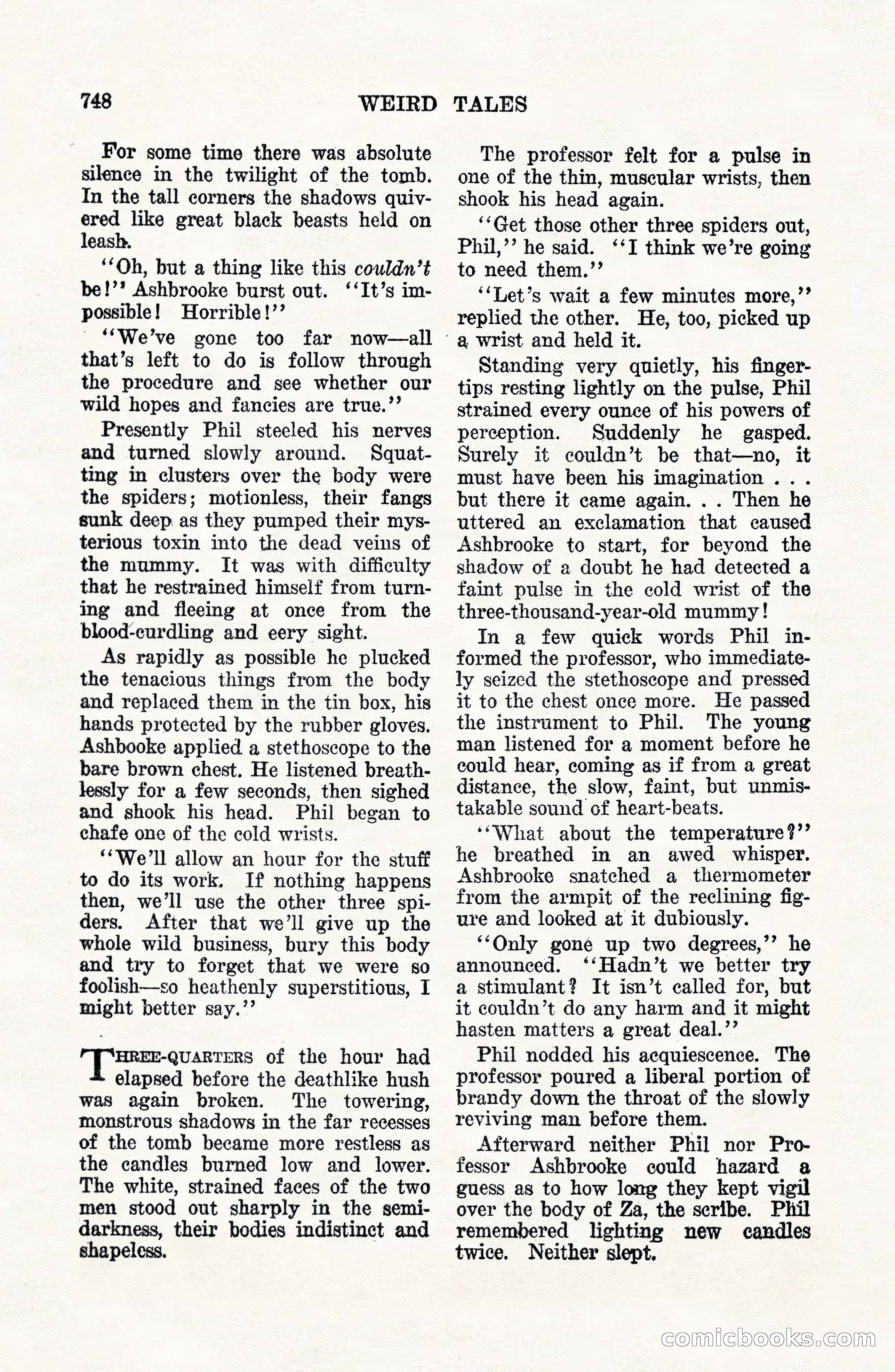 Weird Tales, Vol. VII, No. 6 — page 30 of 148