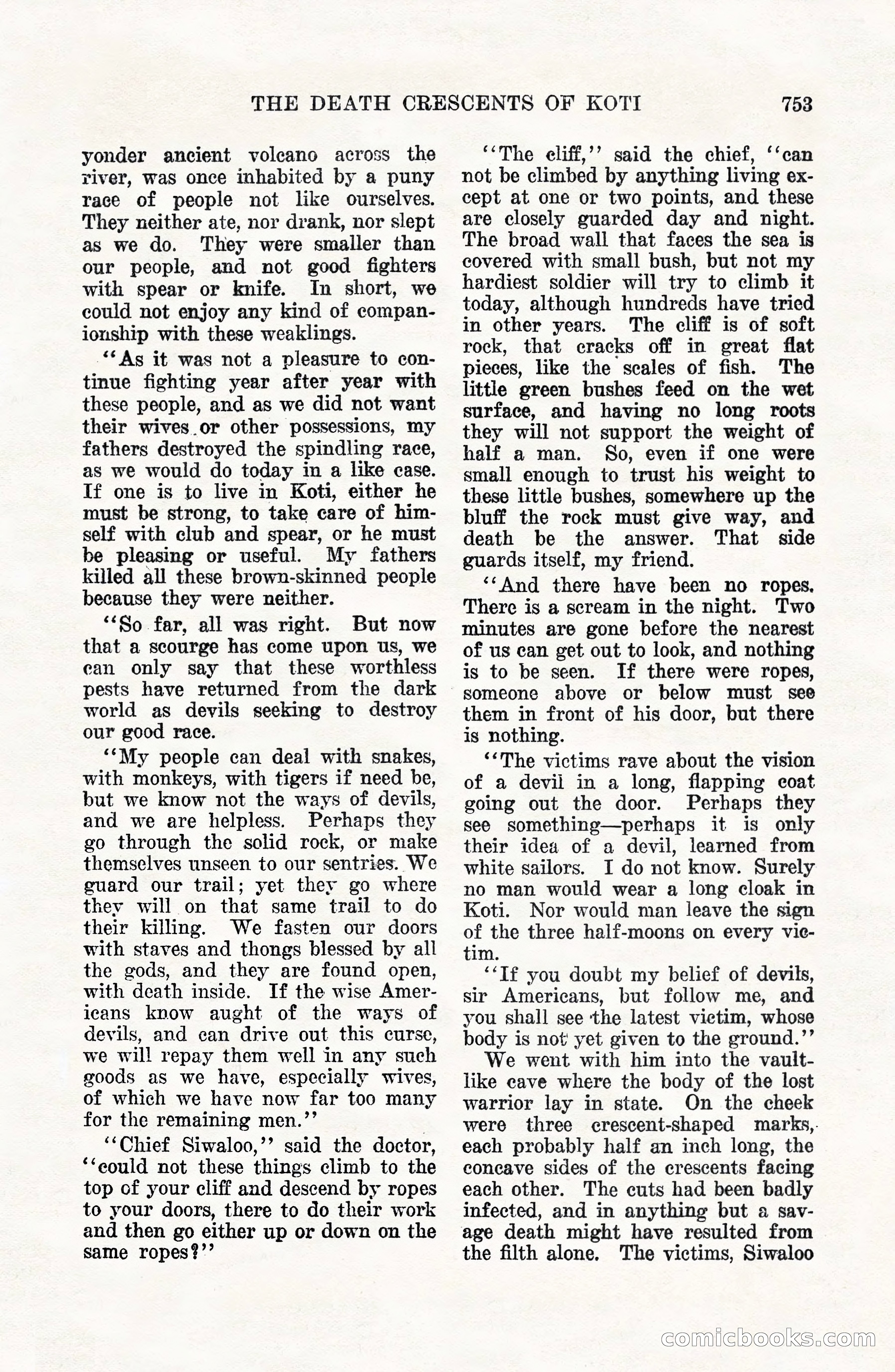 Weird Tales, Vol. VII, No. 6 — page 35 of 148