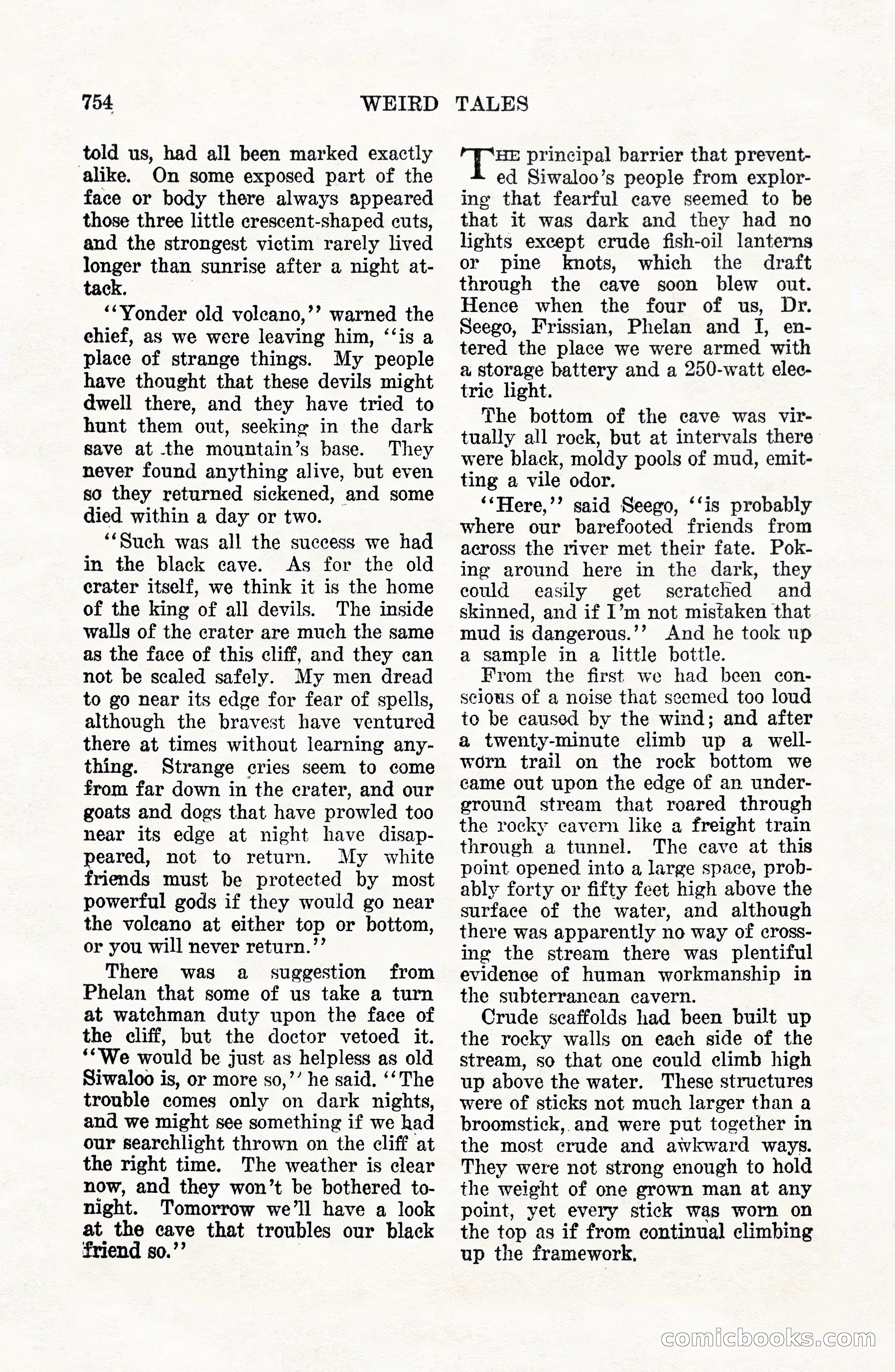 Weird Tales, Vol. VII, No. 6 — page 36 of 148