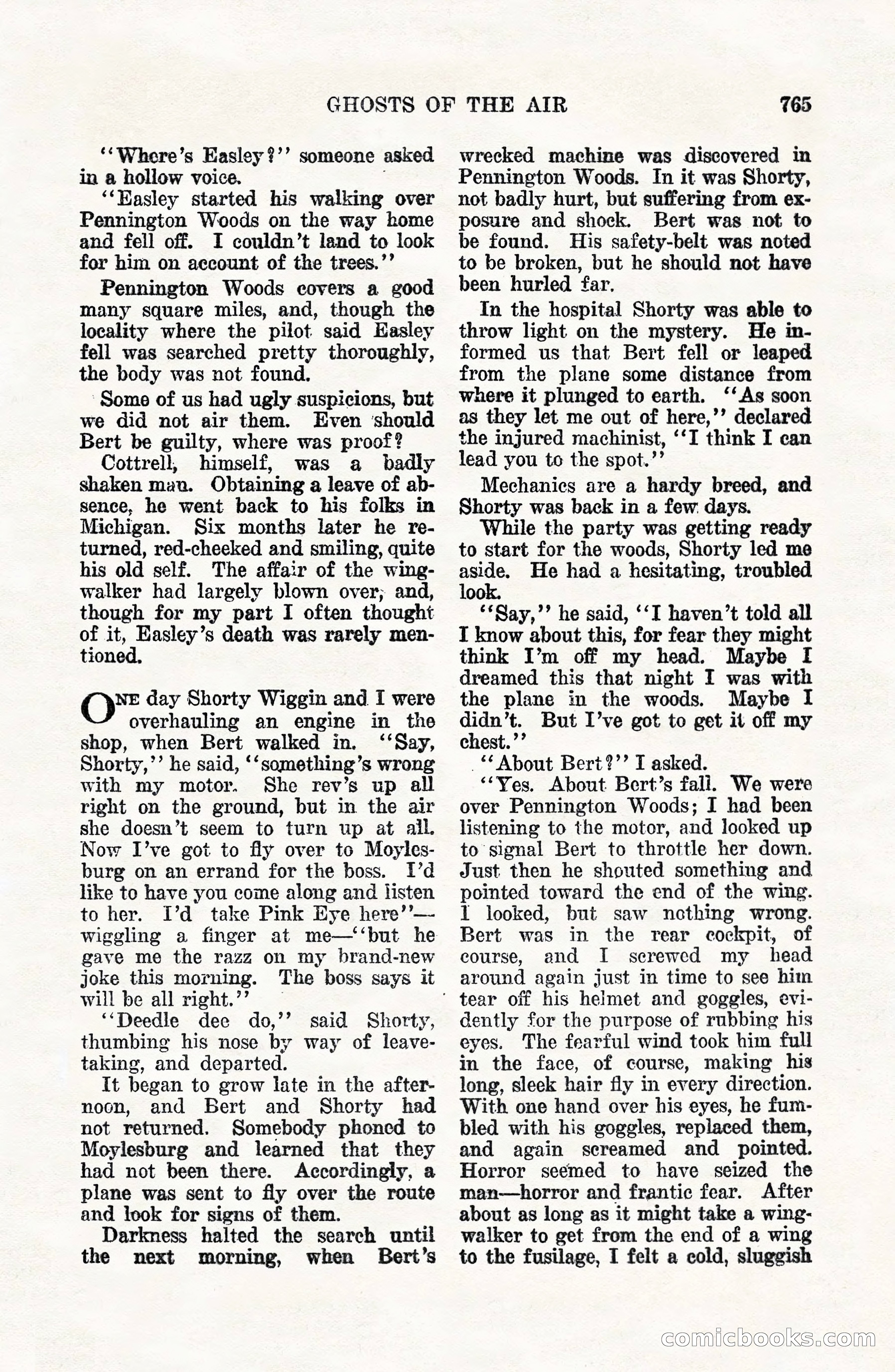 Weird Tales, Vol. VII, No. 6 — page 47 of 148