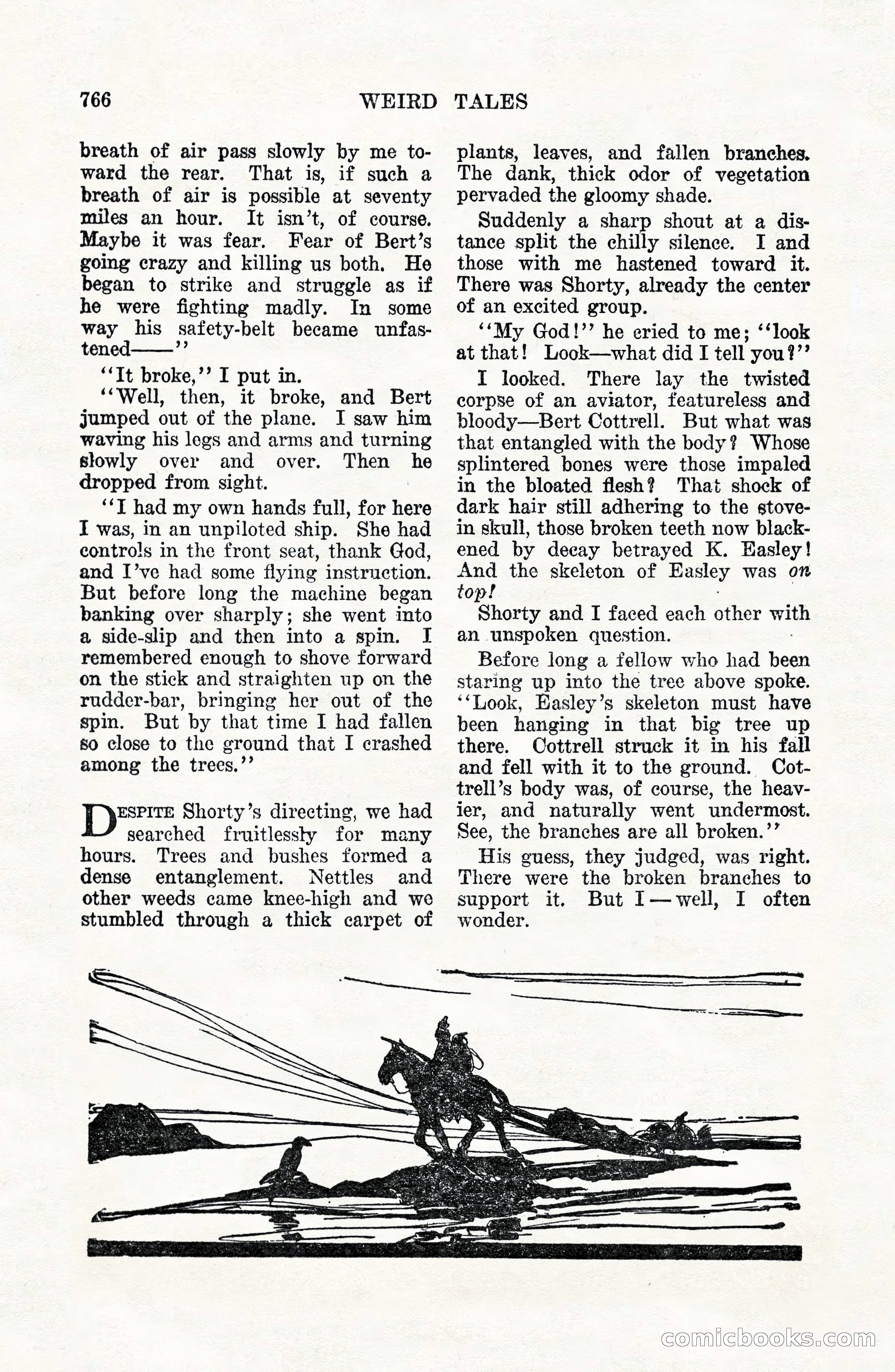 Weird Tales, Vol. VII, No. 6 — page 48 of 148