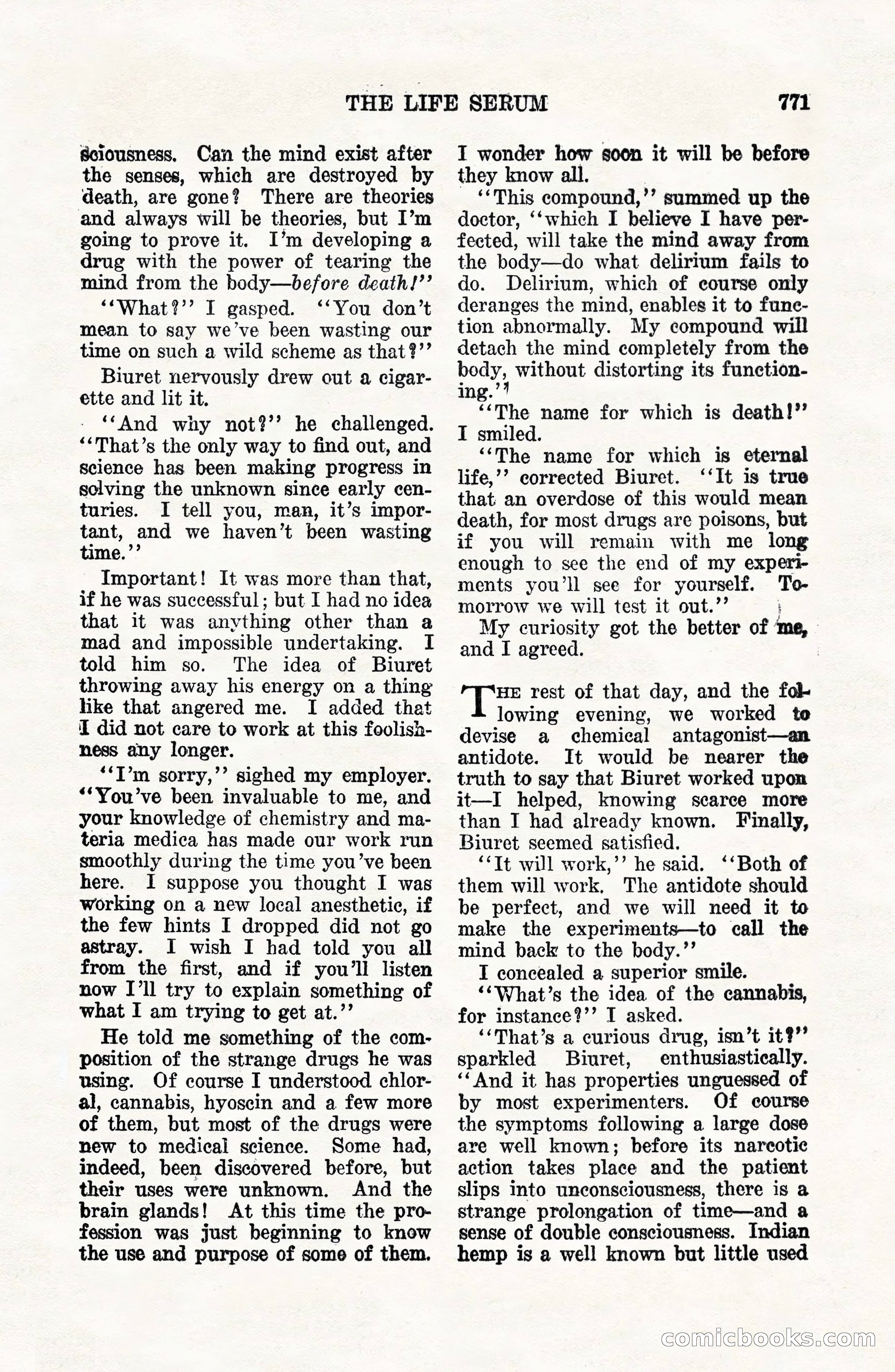 Weird Tales, Vol. VII, No. 6 — page 53 of 148