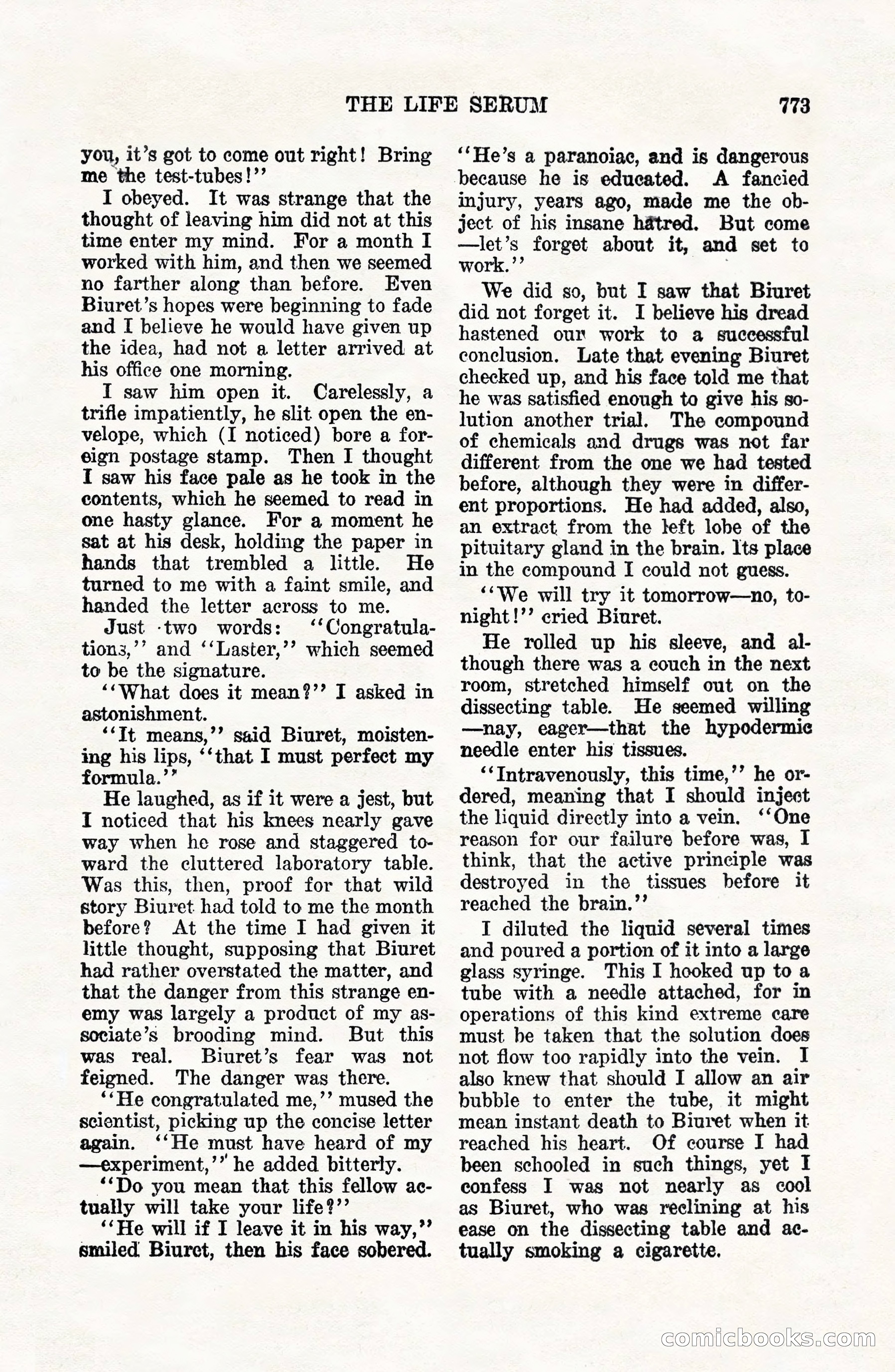 Weird Tales, Vol. VII, No. 6 — page 55 of 148