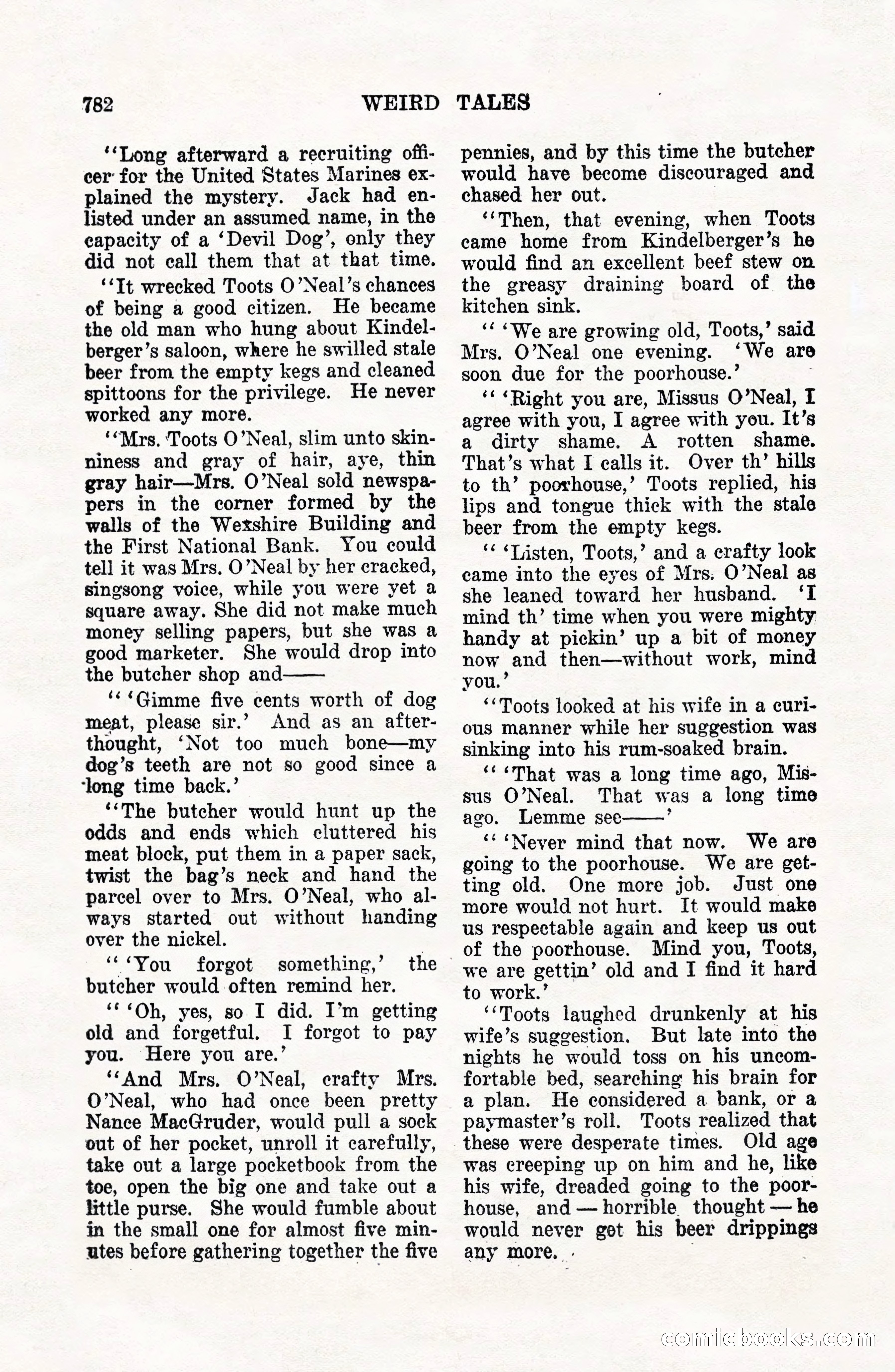 Weird Tales, Vol. VII, No. 6 — page 64 of 148
