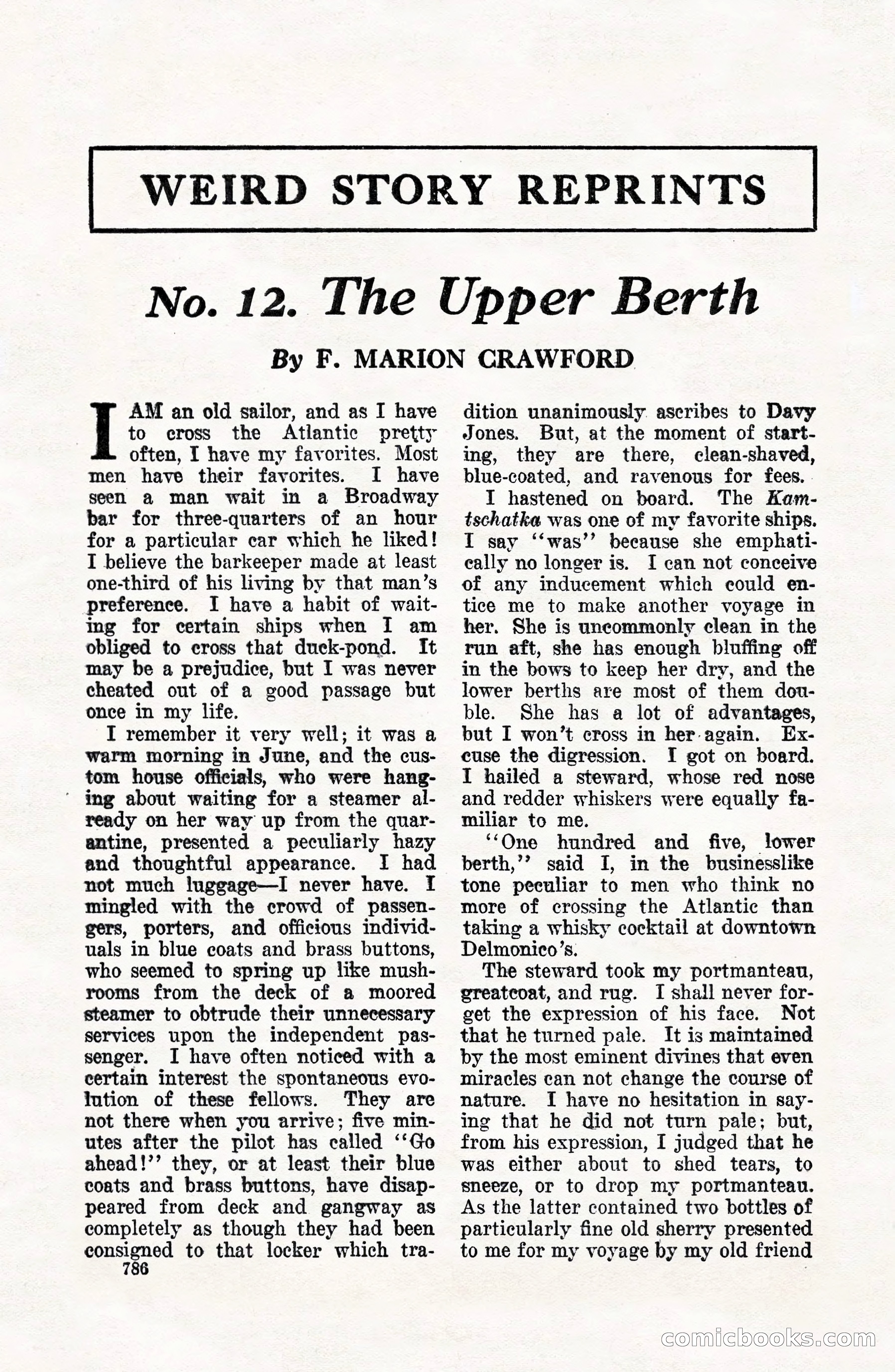 Weird Tales, Vol. VII, No. 6 — page 68 of 148