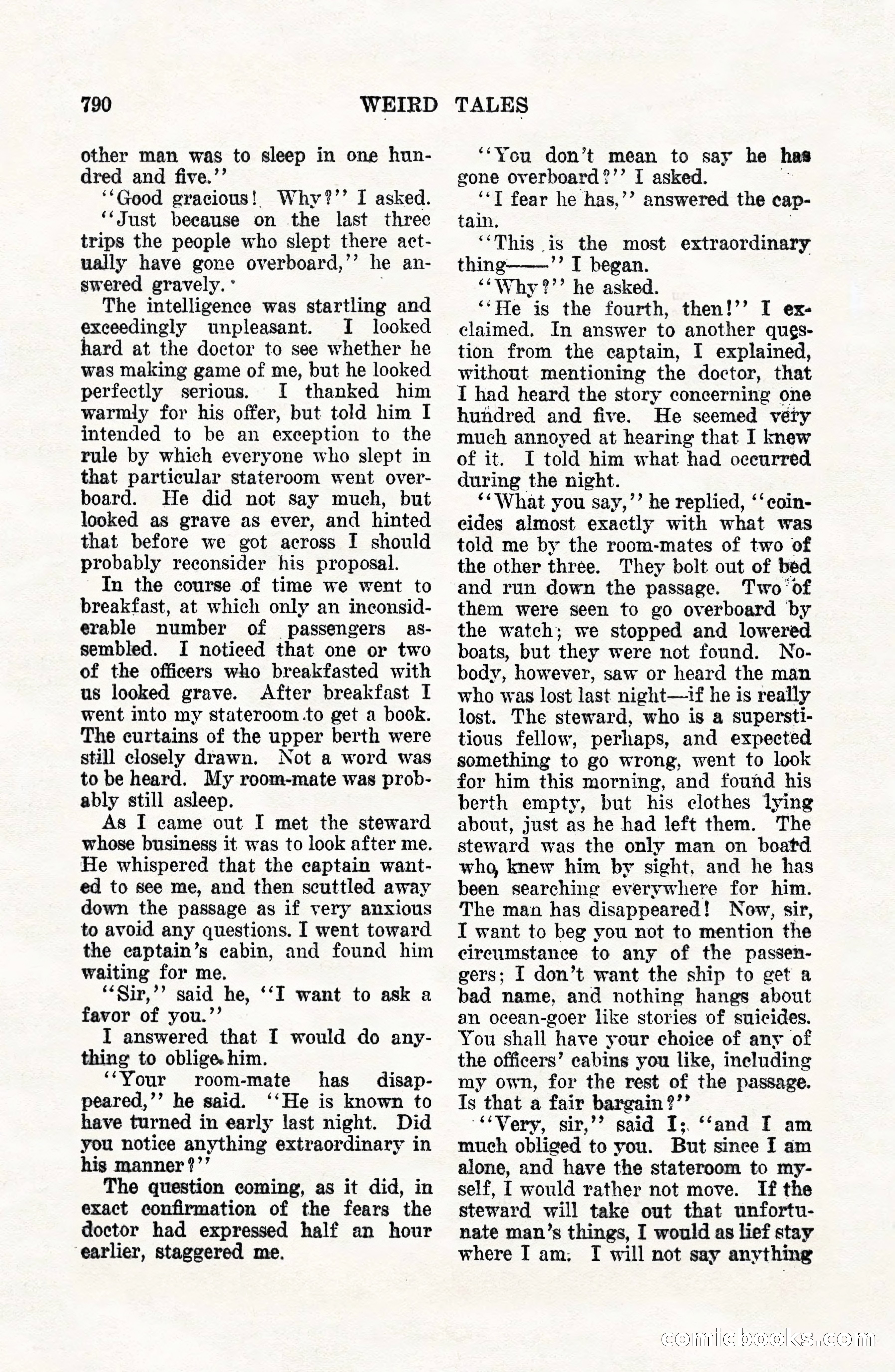 Weird Tales, Vol. VII, No. 6 — page 72 of 148