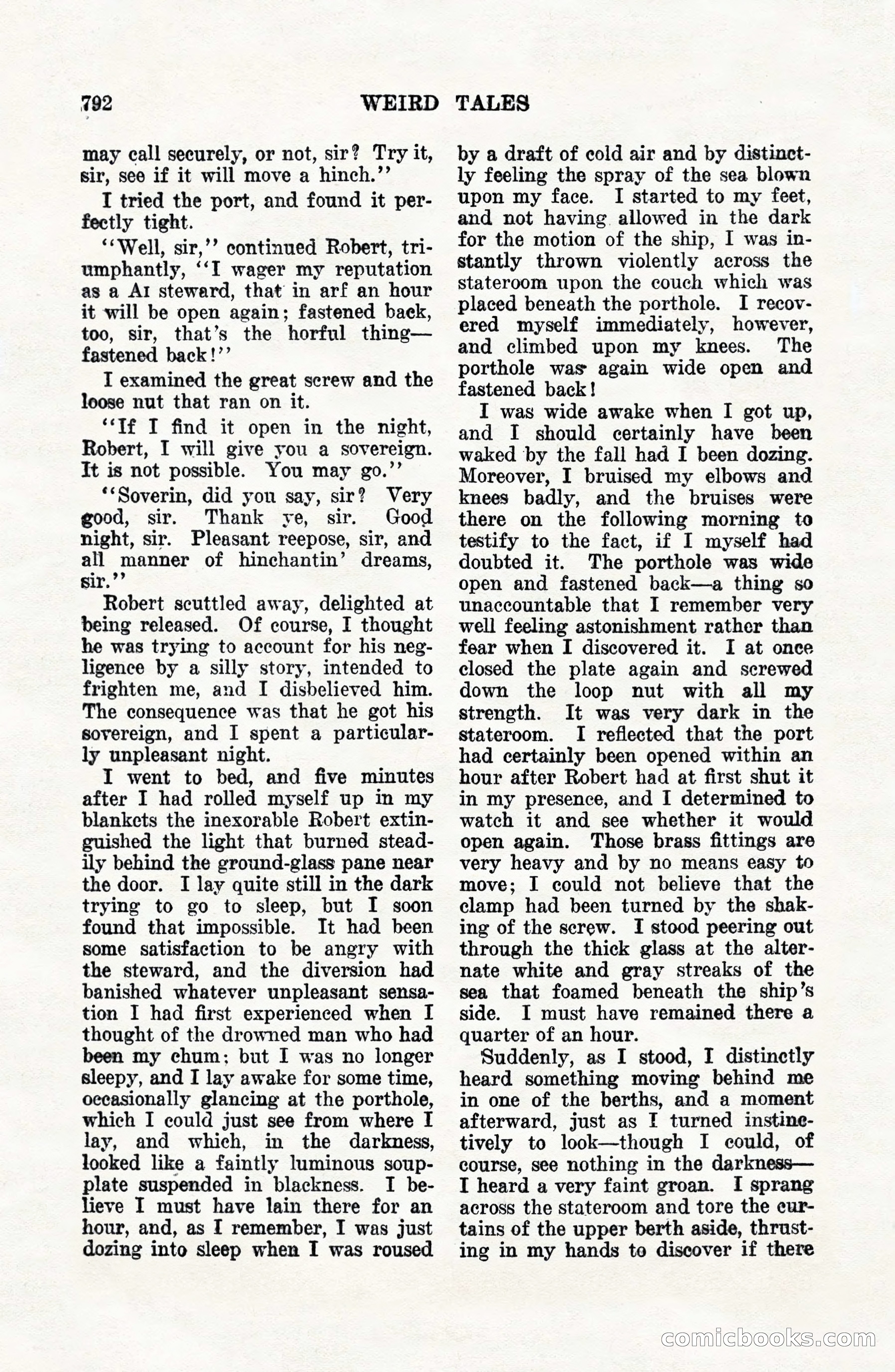 Weird Tales, Vol. VII, No. 6 — page 74 of 148