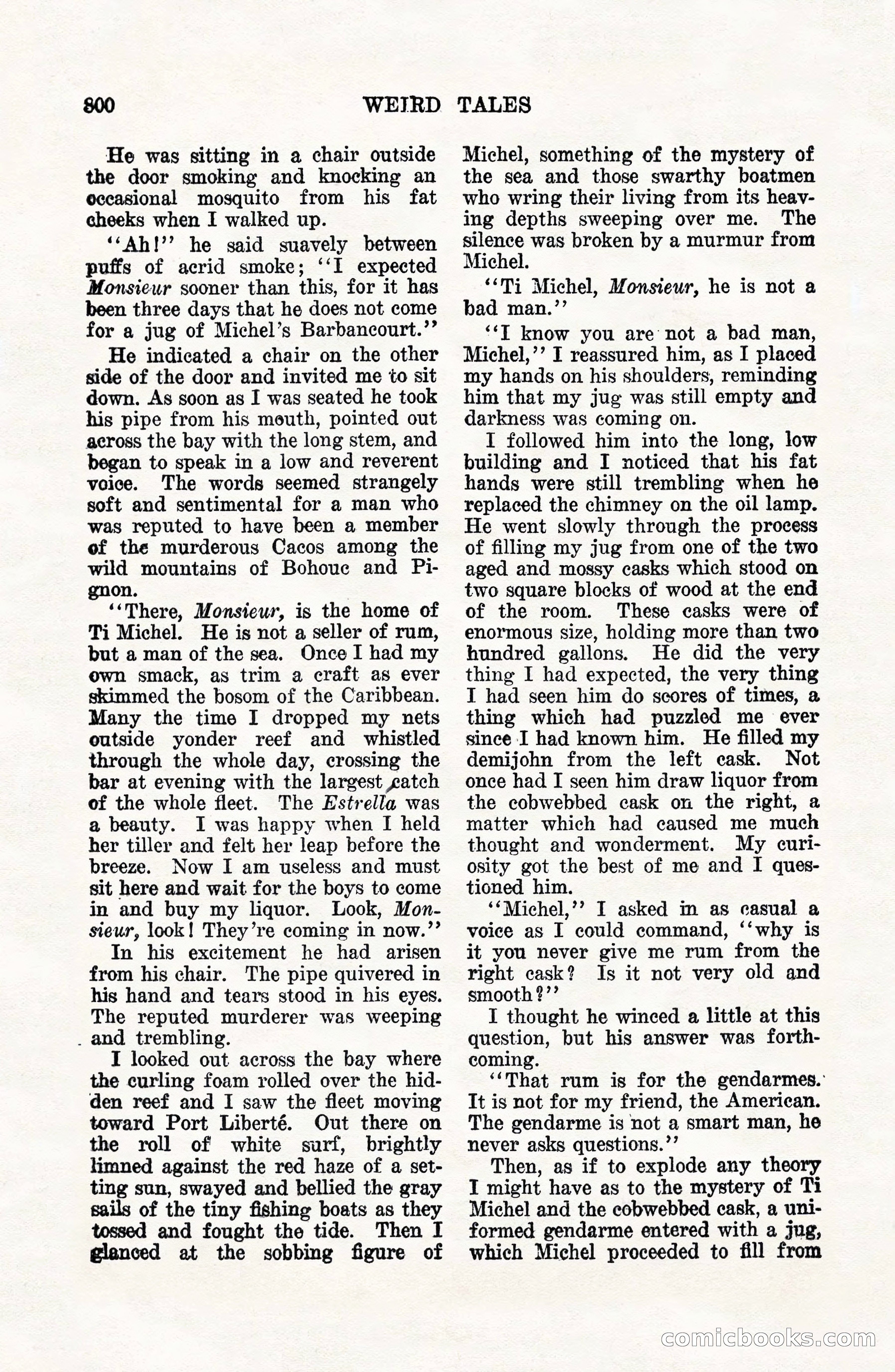 Weird Tales, Vol. VII, No. 6 — page 82 of 148