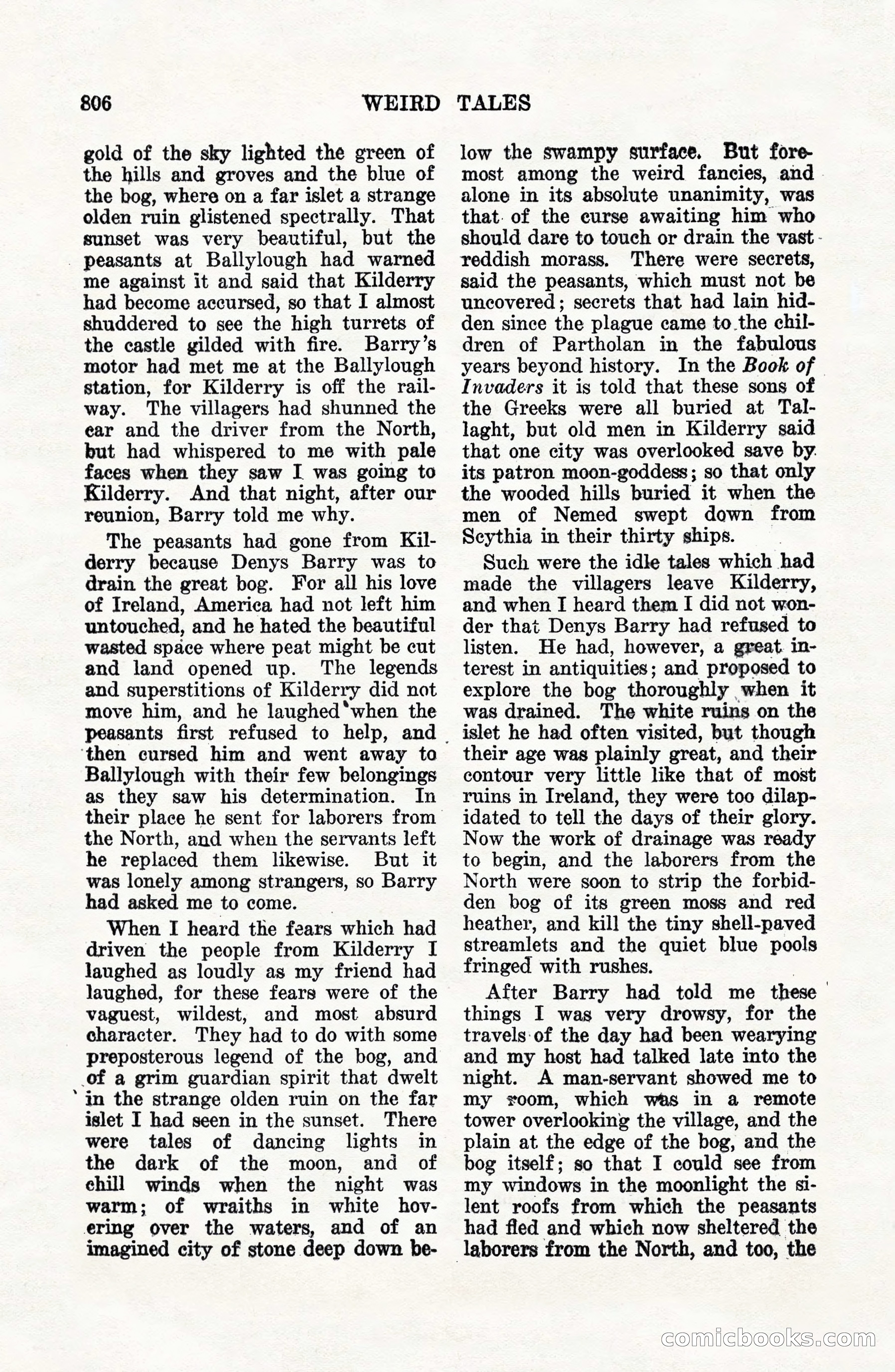 Weird Tales, Vol. VII, No. 6 — page 88 of 148