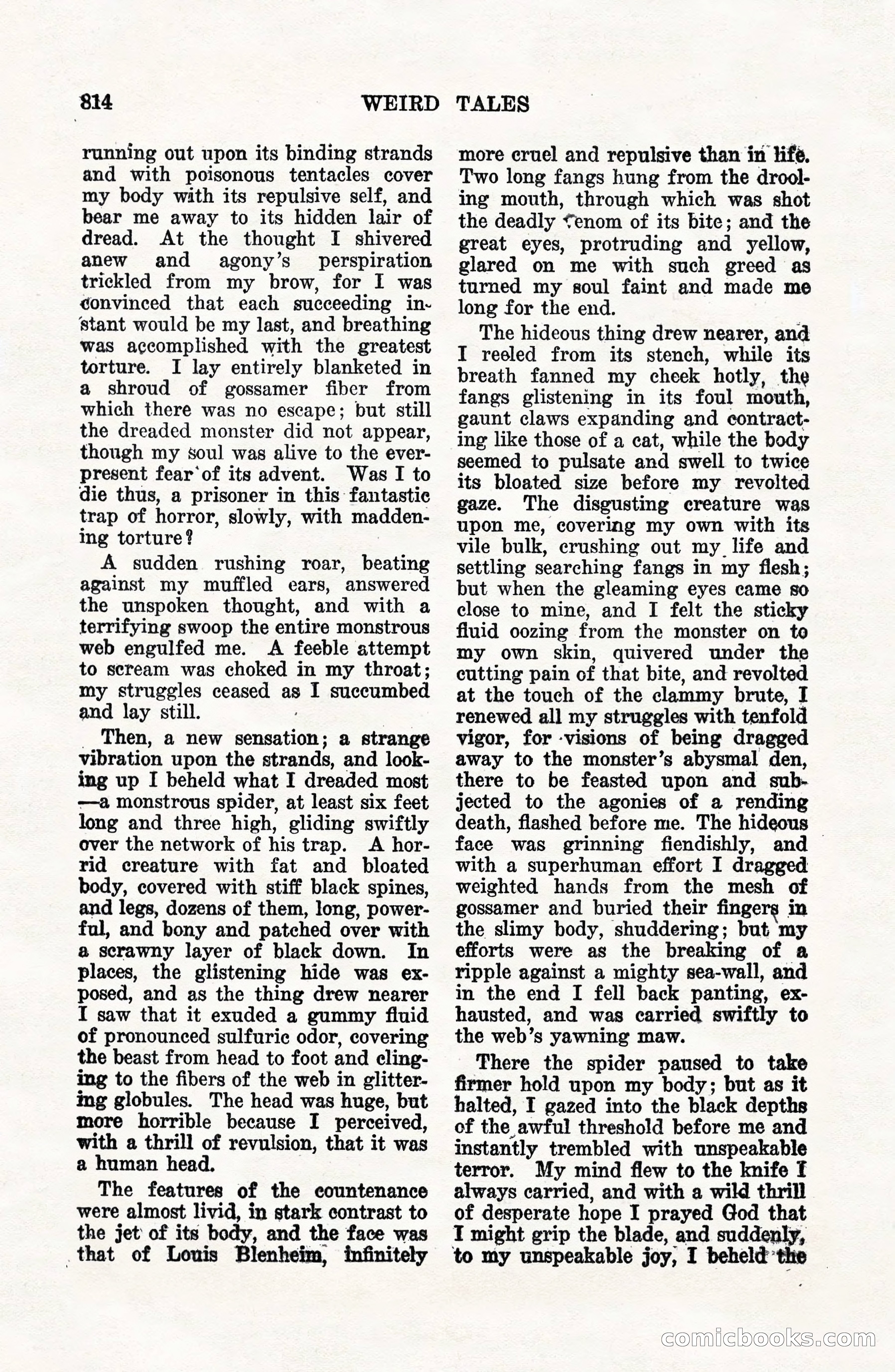 Weird Tales, Vol. VII, No. 6 — page 96 of 148