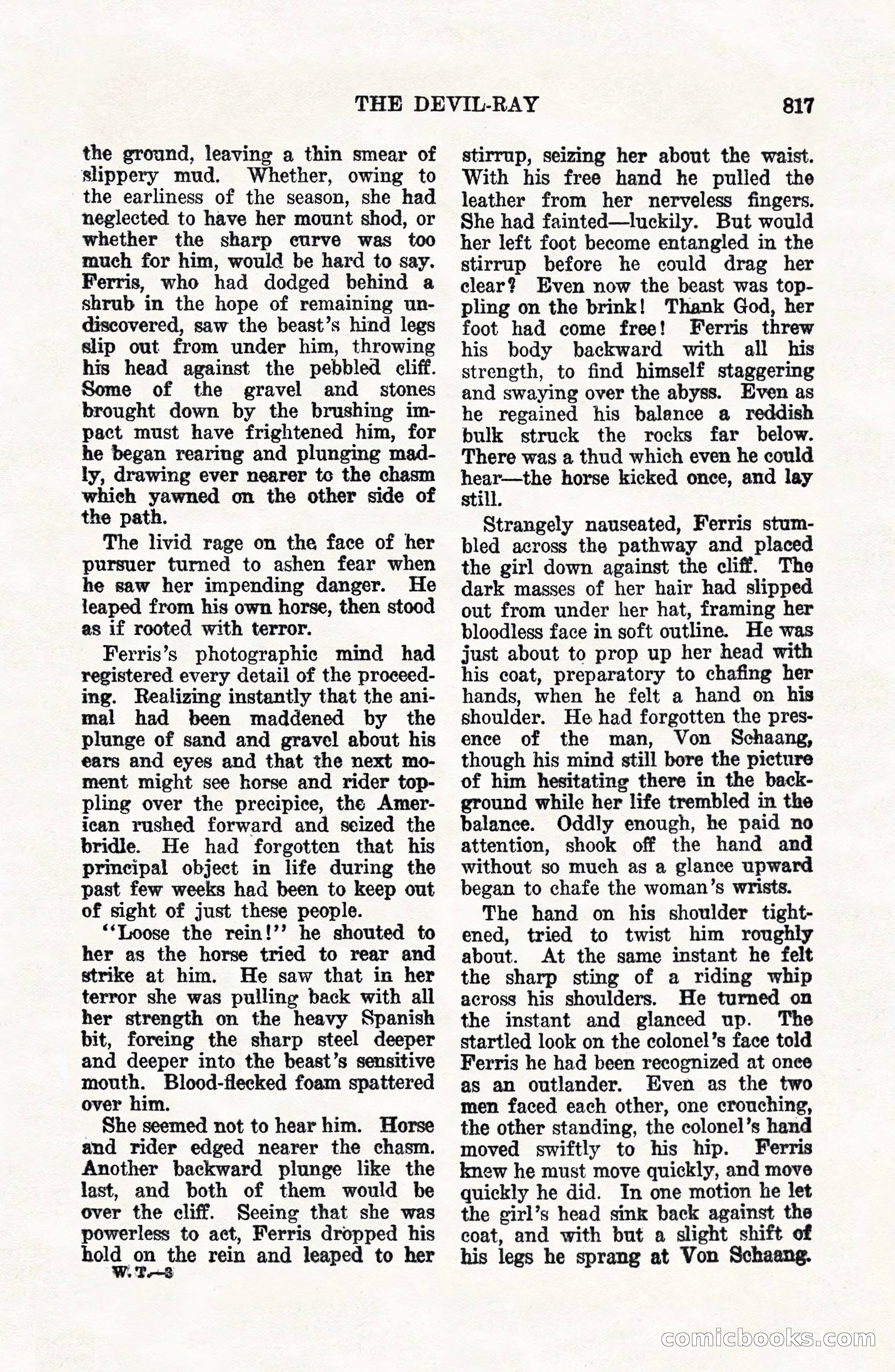 Weird Tales, Vol. VII, No. 6 — page 99 of 148