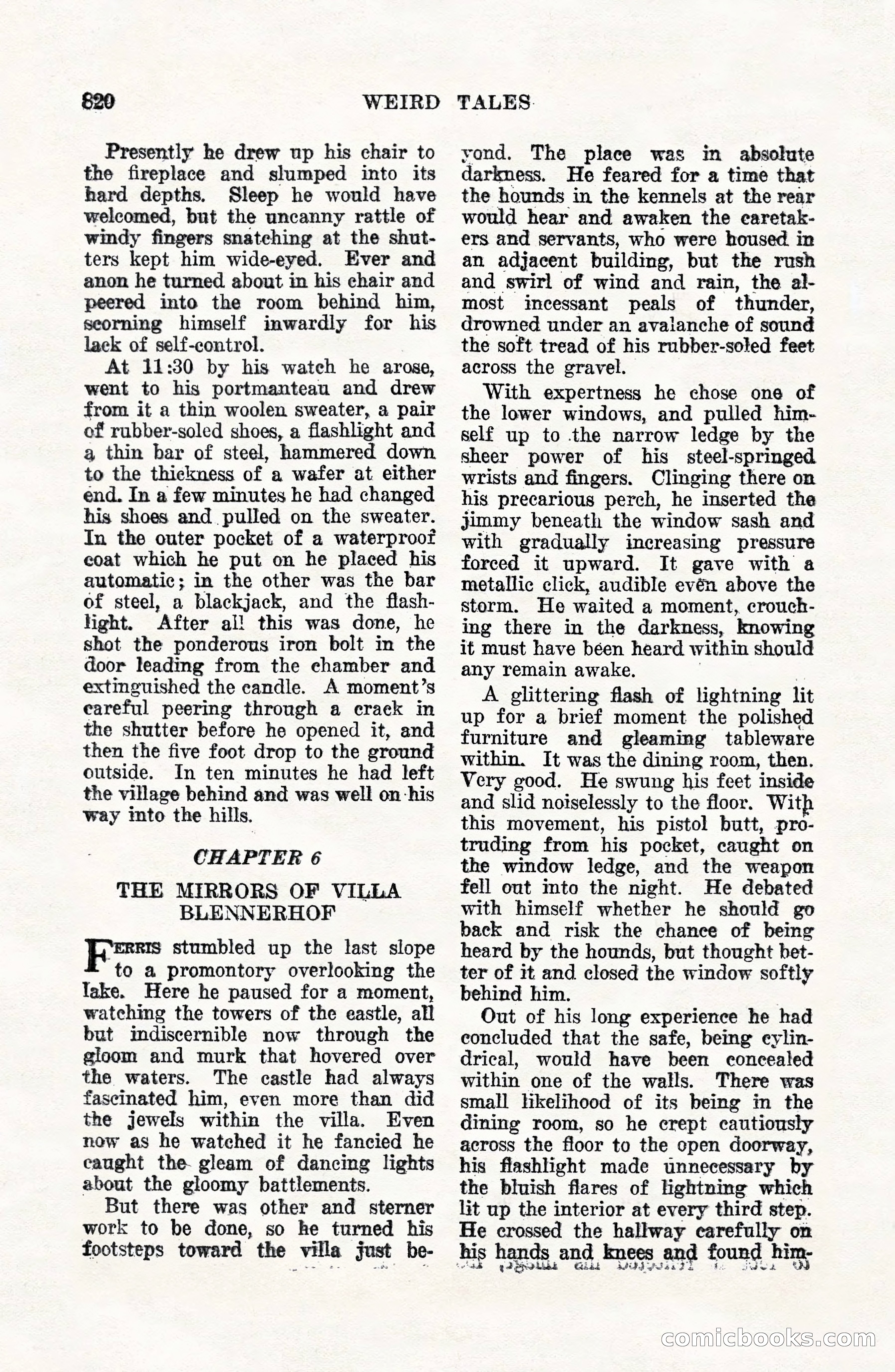 Weird Tales, Vol. VII, No. 6 — page 102 of 148