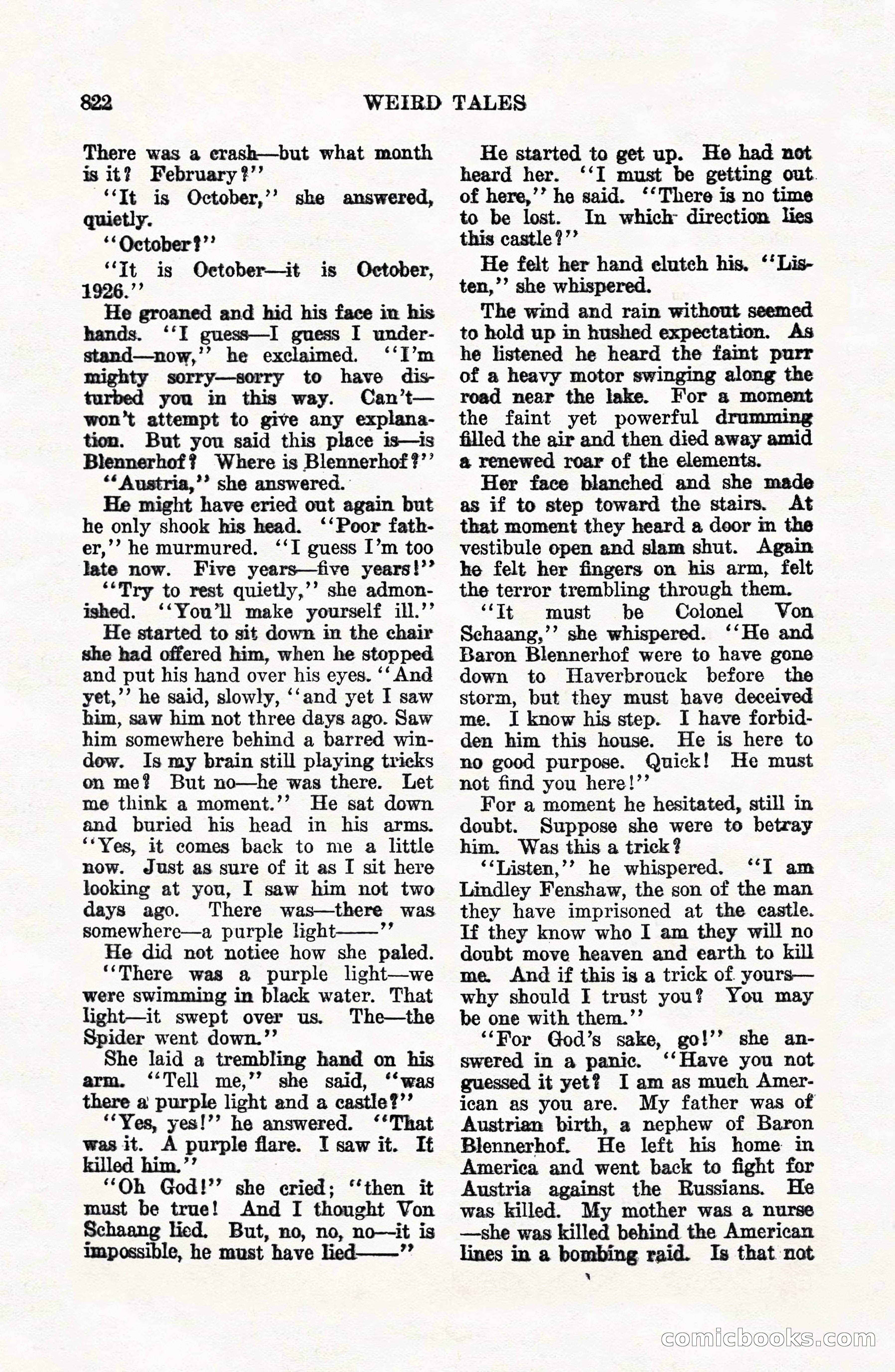 Weird Tales, Vol. VII, No. 6 — page 104 of 148