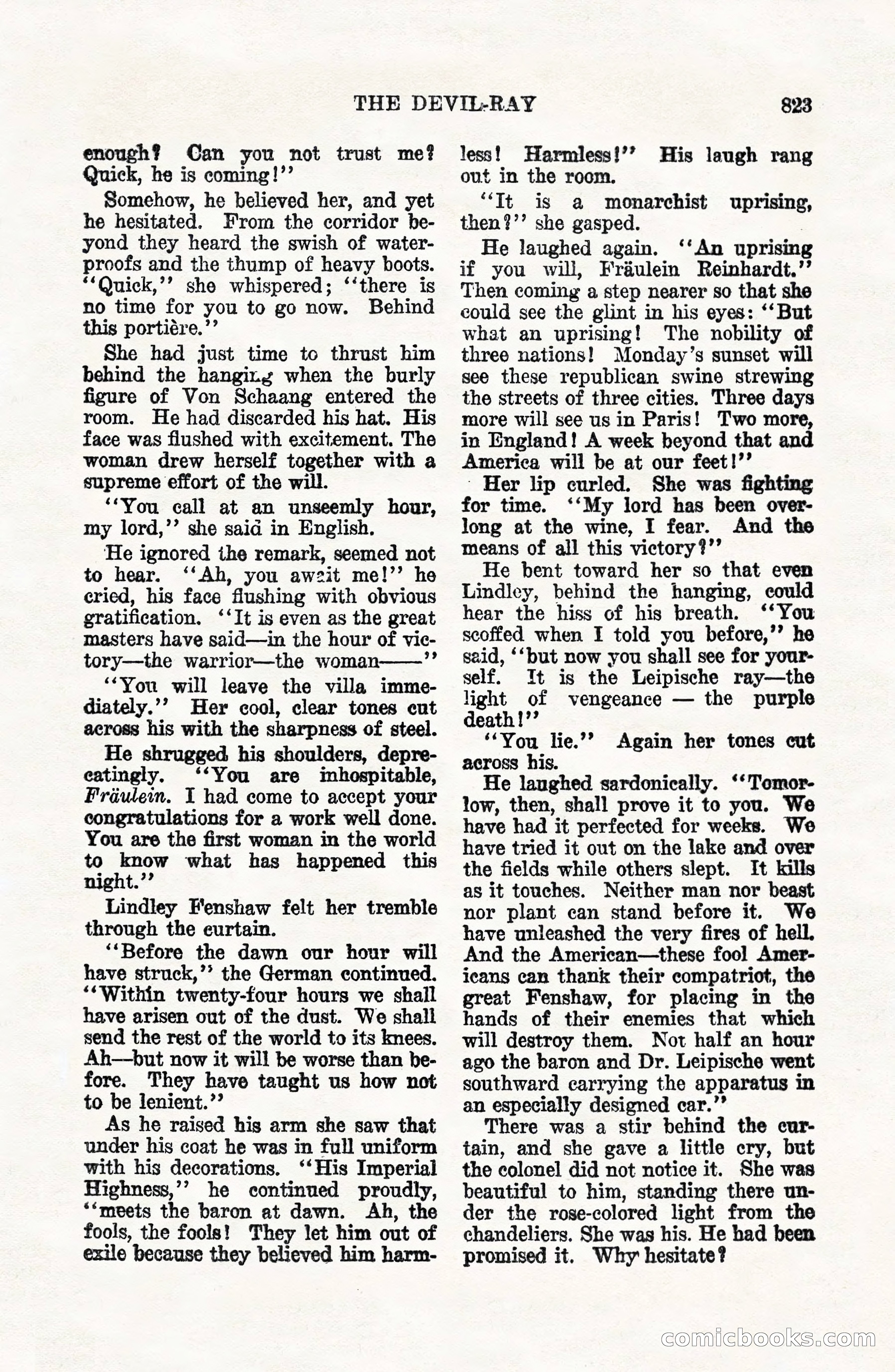 Weird Tales, Vol. VII, No. 6 — page 105 of 148