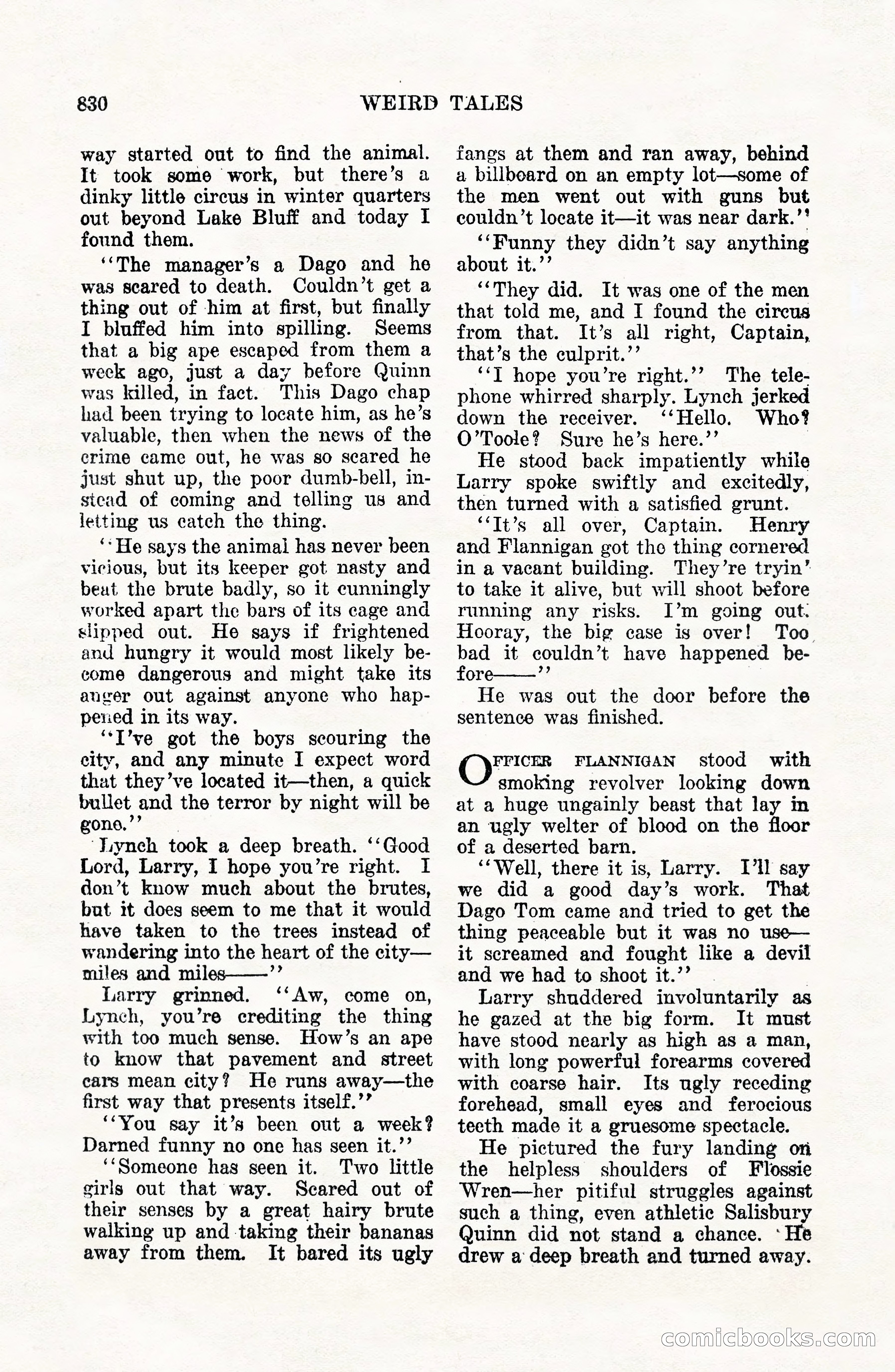 Weird Tales, Vol. VII, No. 6 — page 112 of 148