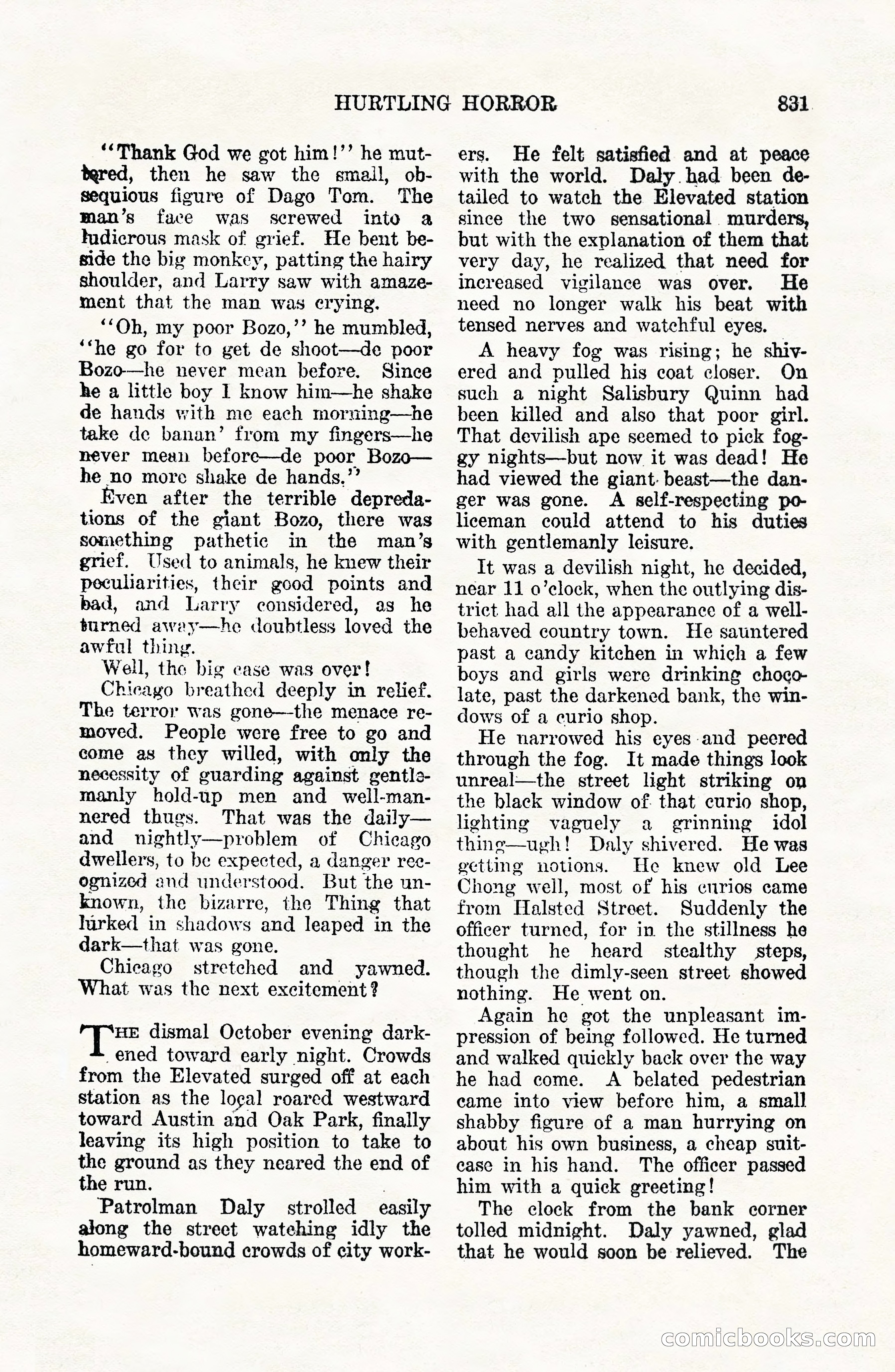 Weird Tales, Vol. VII, No. 6 — page 113 of 148
