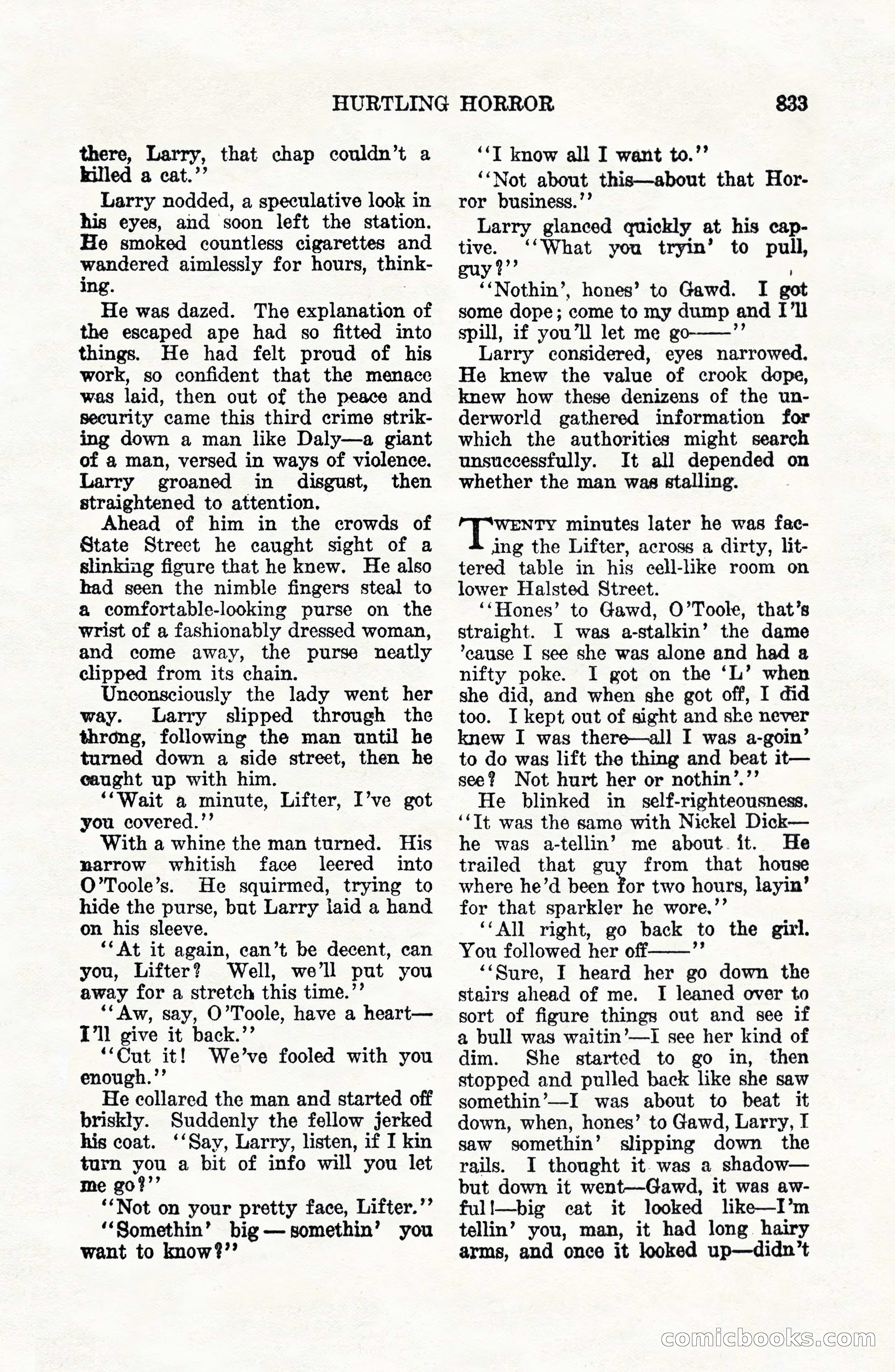 Weird Tales, Vol. VII, No. 6 — page 115 of 148