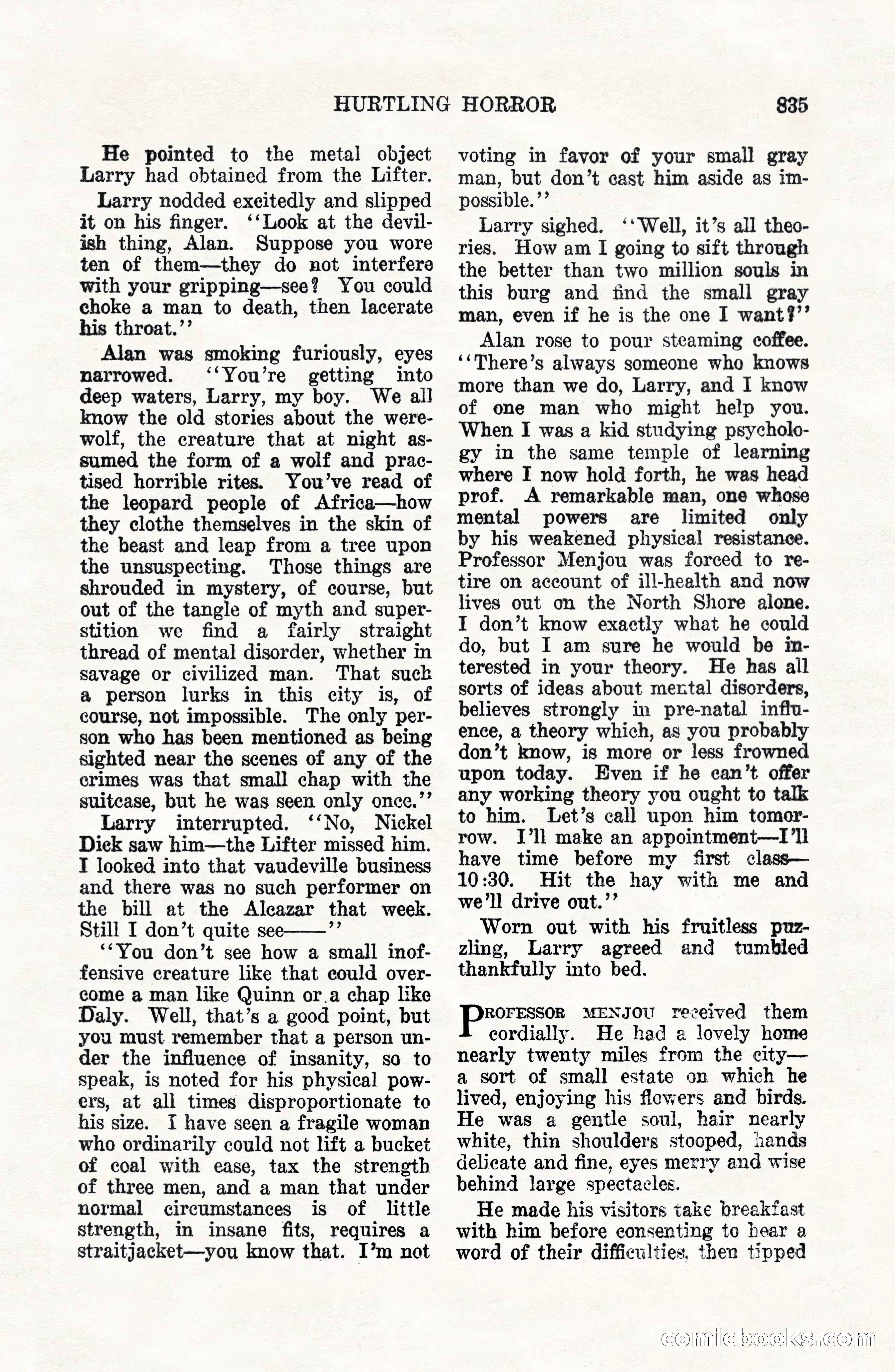 Weird Tales, Vol. VII, No. 6 — page 117 of 148