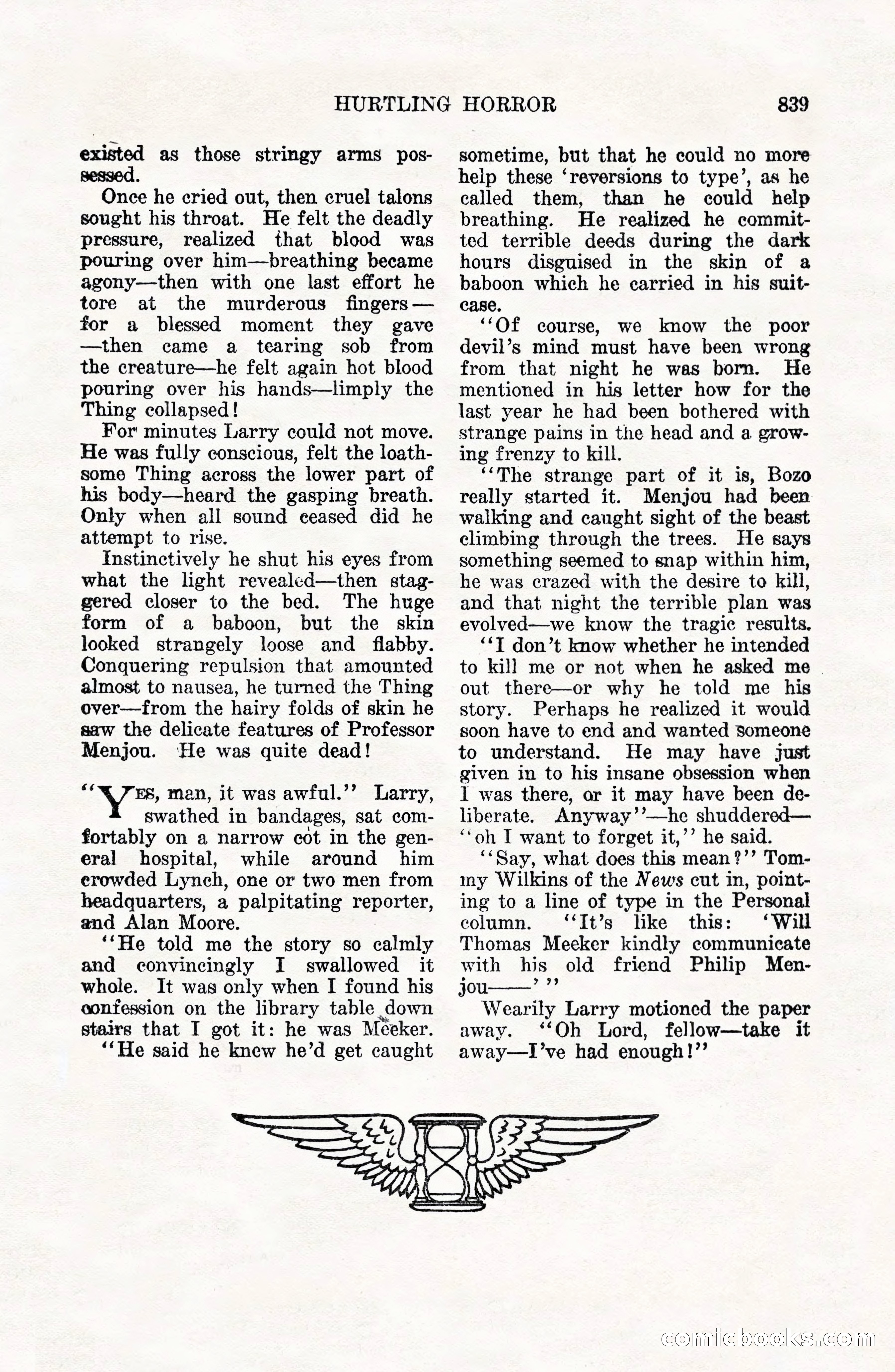 Weird Tales, Vol. VII, No. 6 — page 121 of 148