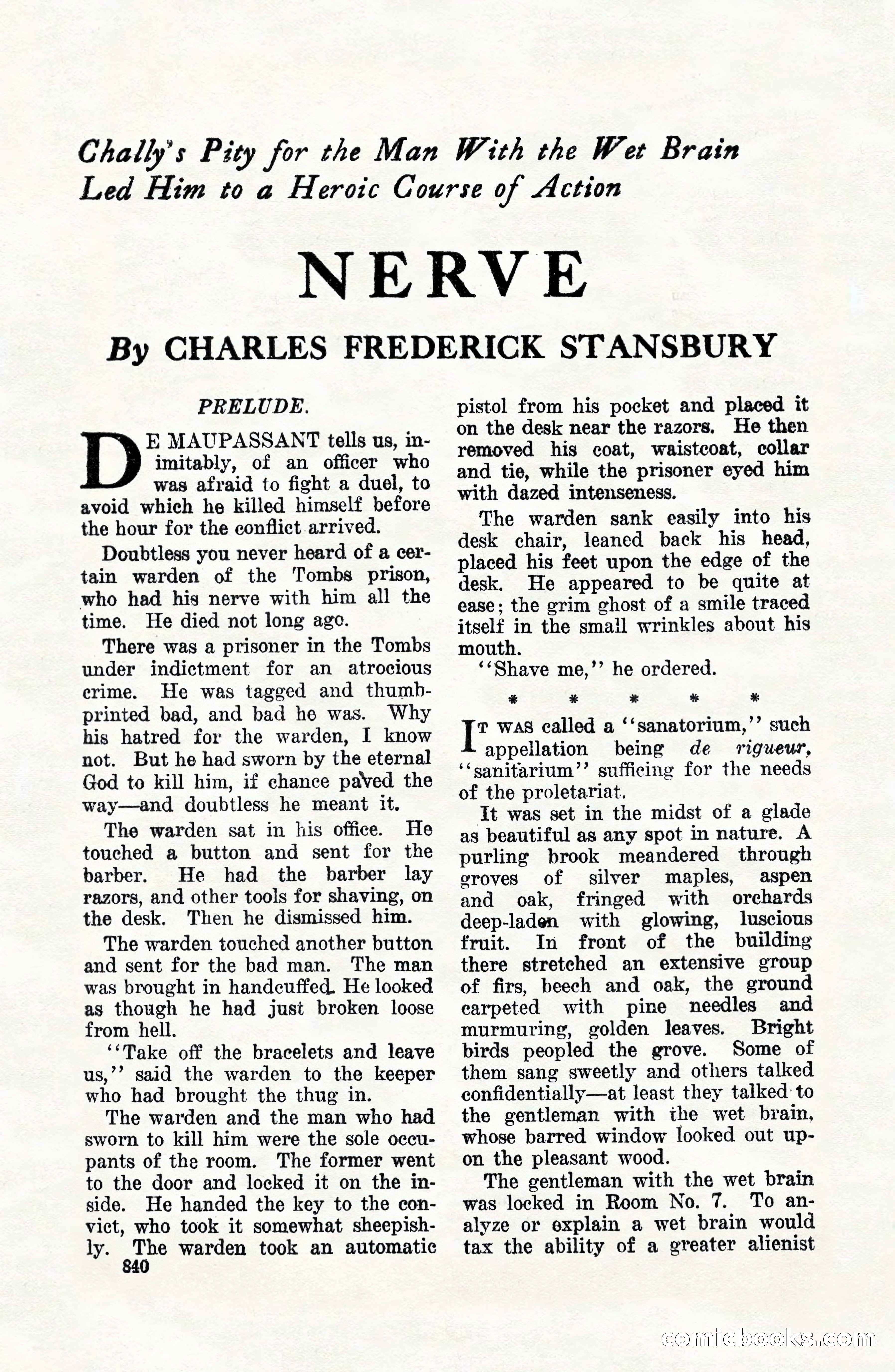 Weird Tales, Vol. VII, No. 6 — page 122 of 148