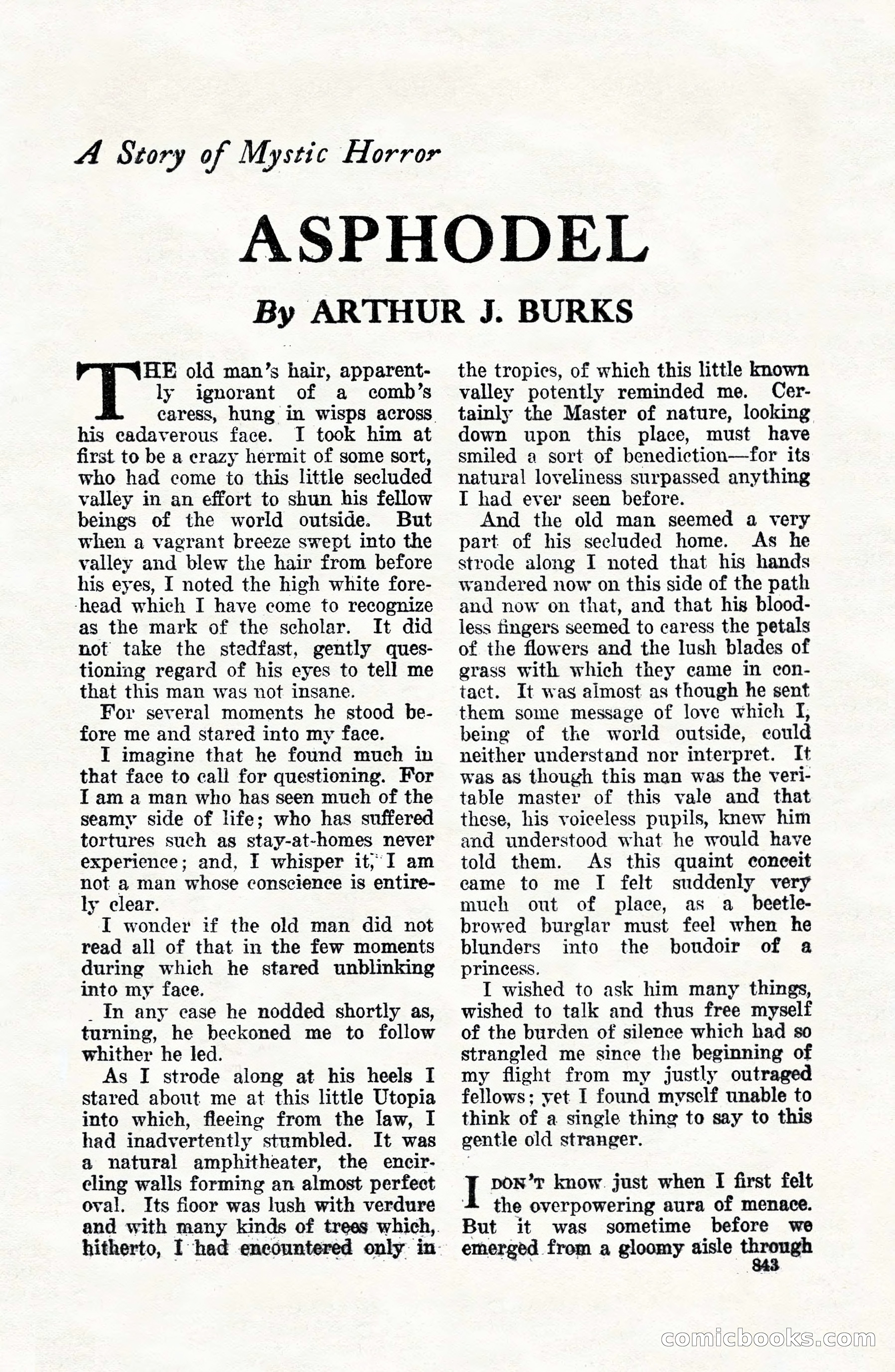 Weird Tales, Vol. VII, No. 6 — page 125 of 148