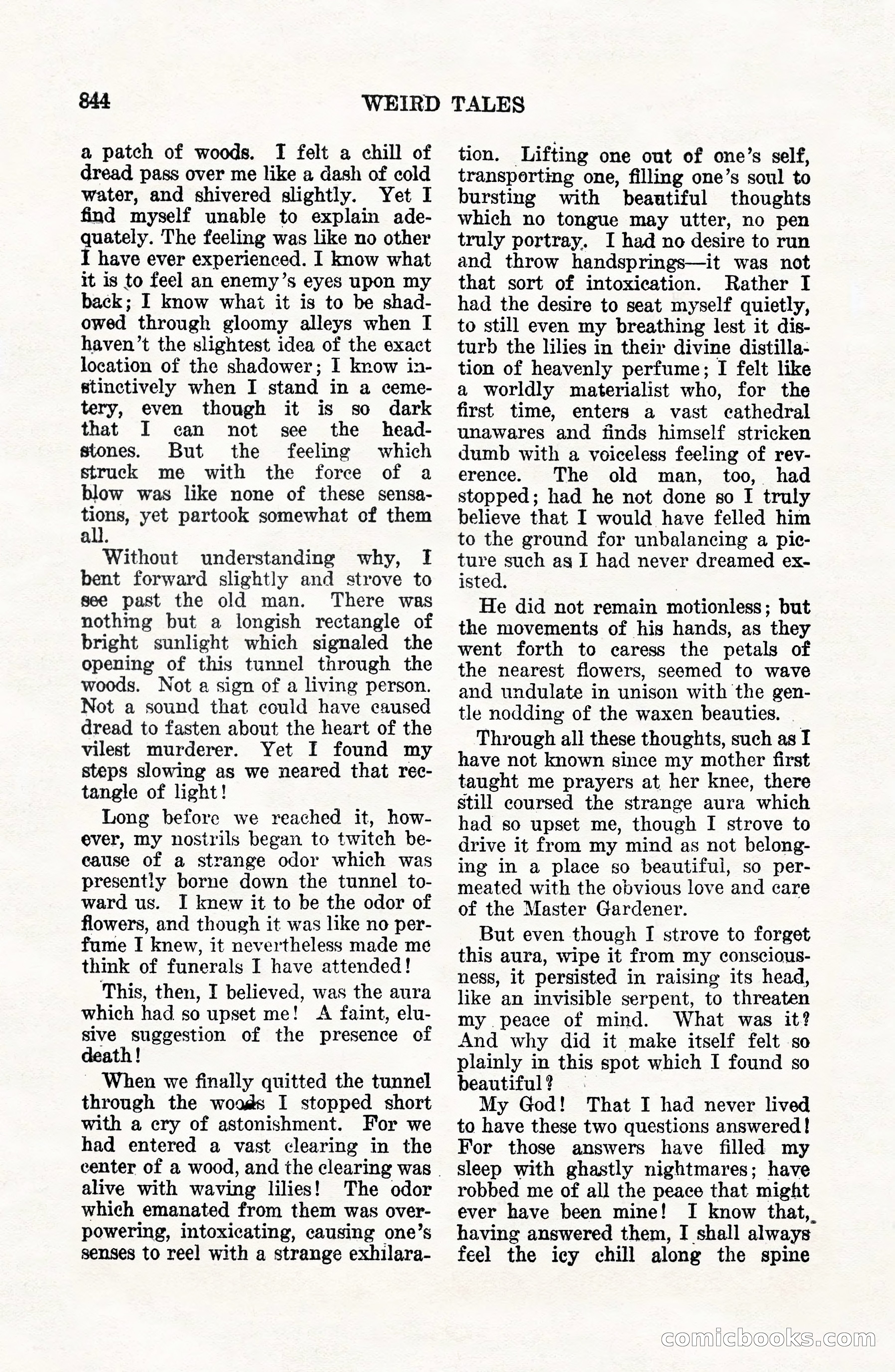 Weird Tales, Vol. VII, No. 6 — page 126 of 148