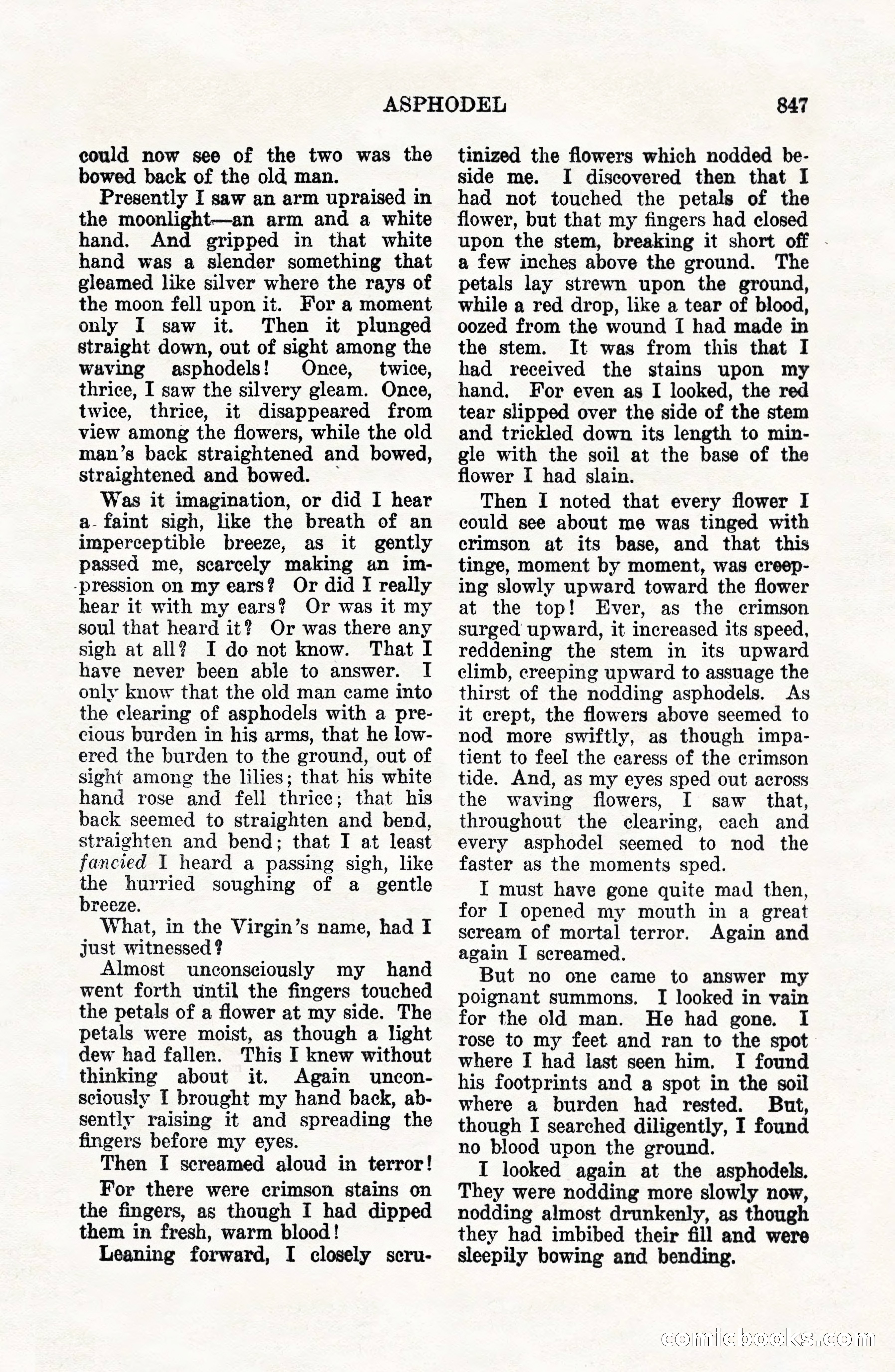 Weird Tales, Vol. VII, No. 6 — page 129 of 148