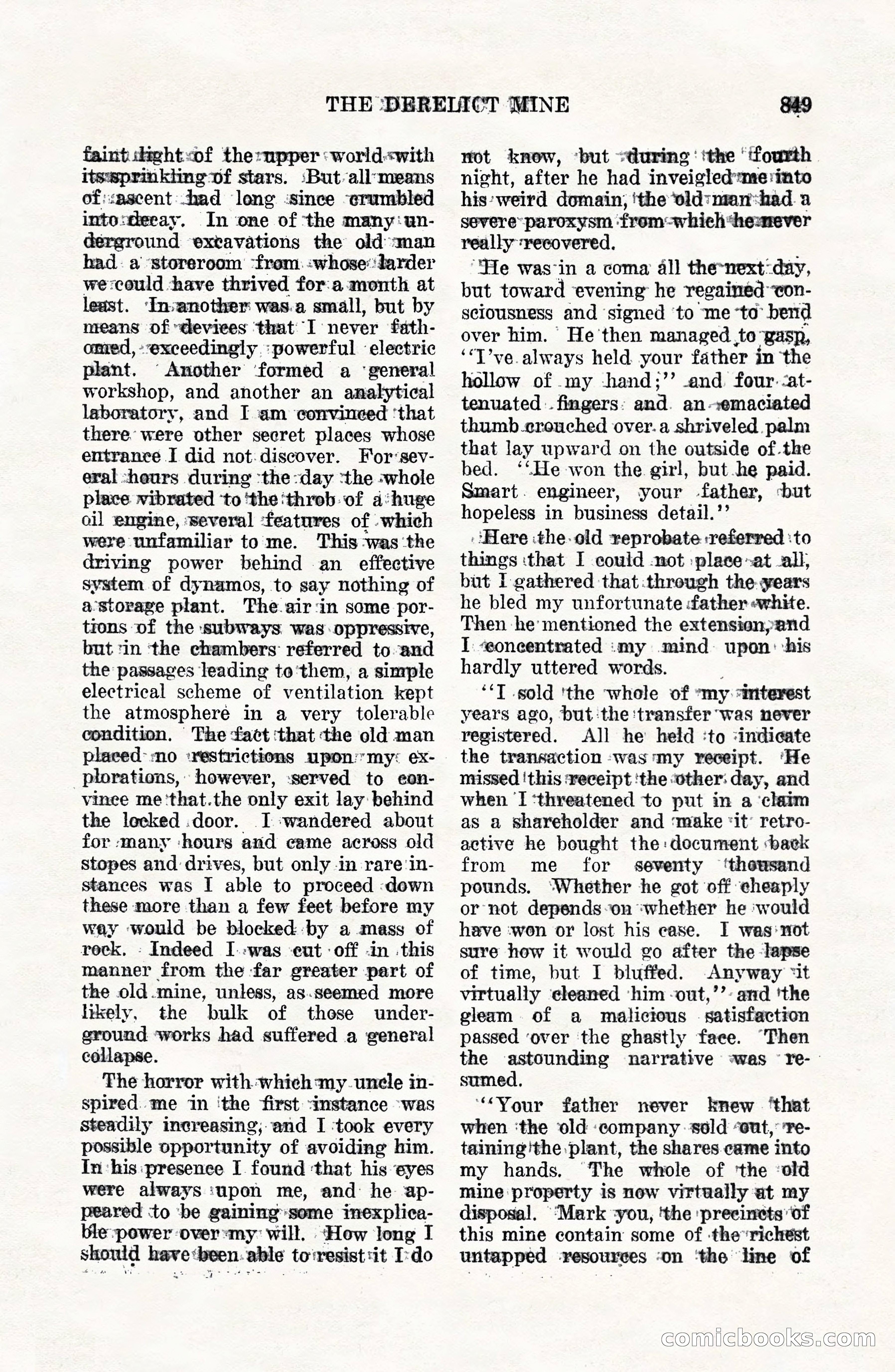 Weird Tales, Vol. VII, No. 6 — page 131 of 148