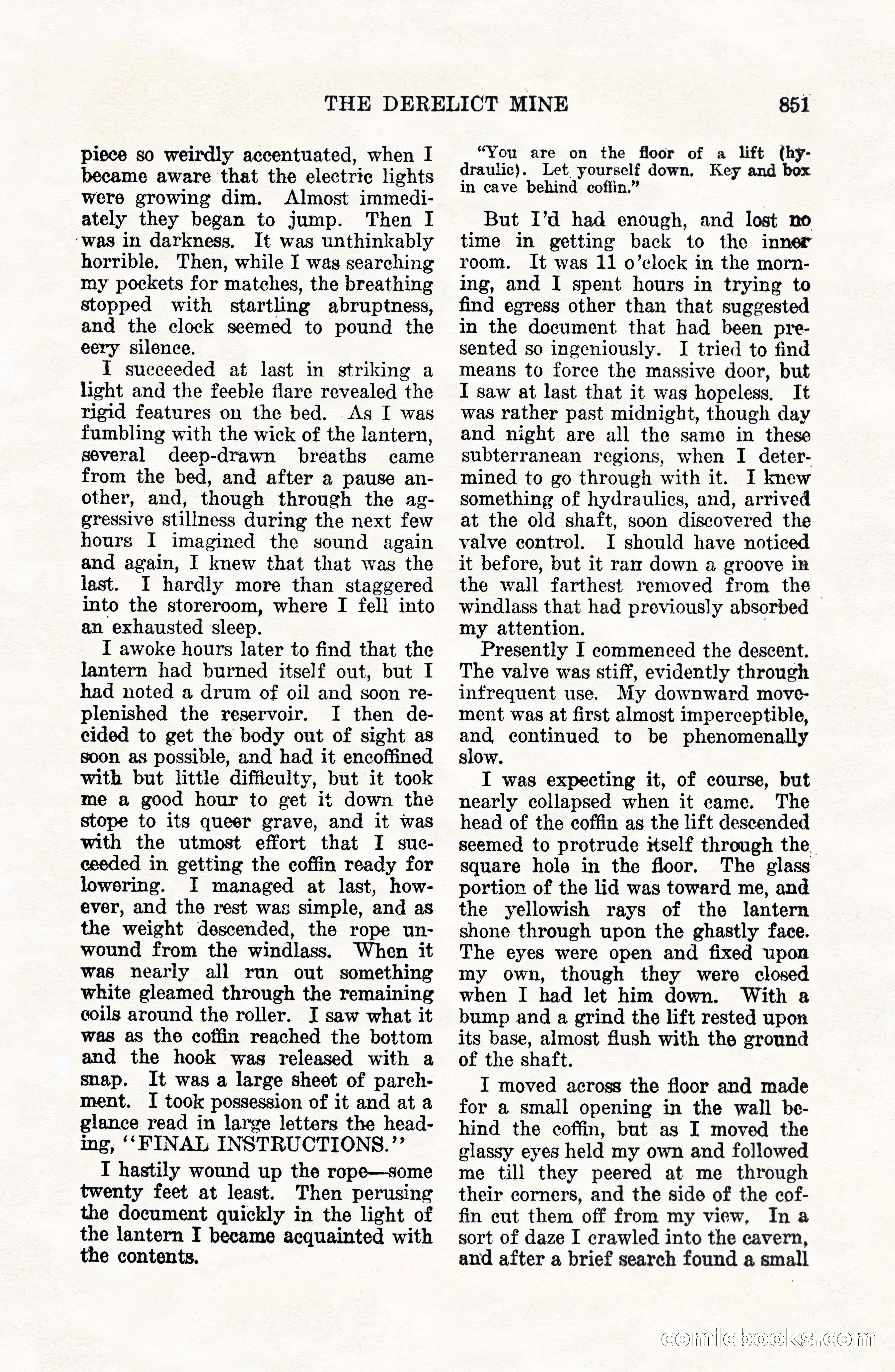 Weird Tales, Vol. VII, No. 6 — page 133 of 148