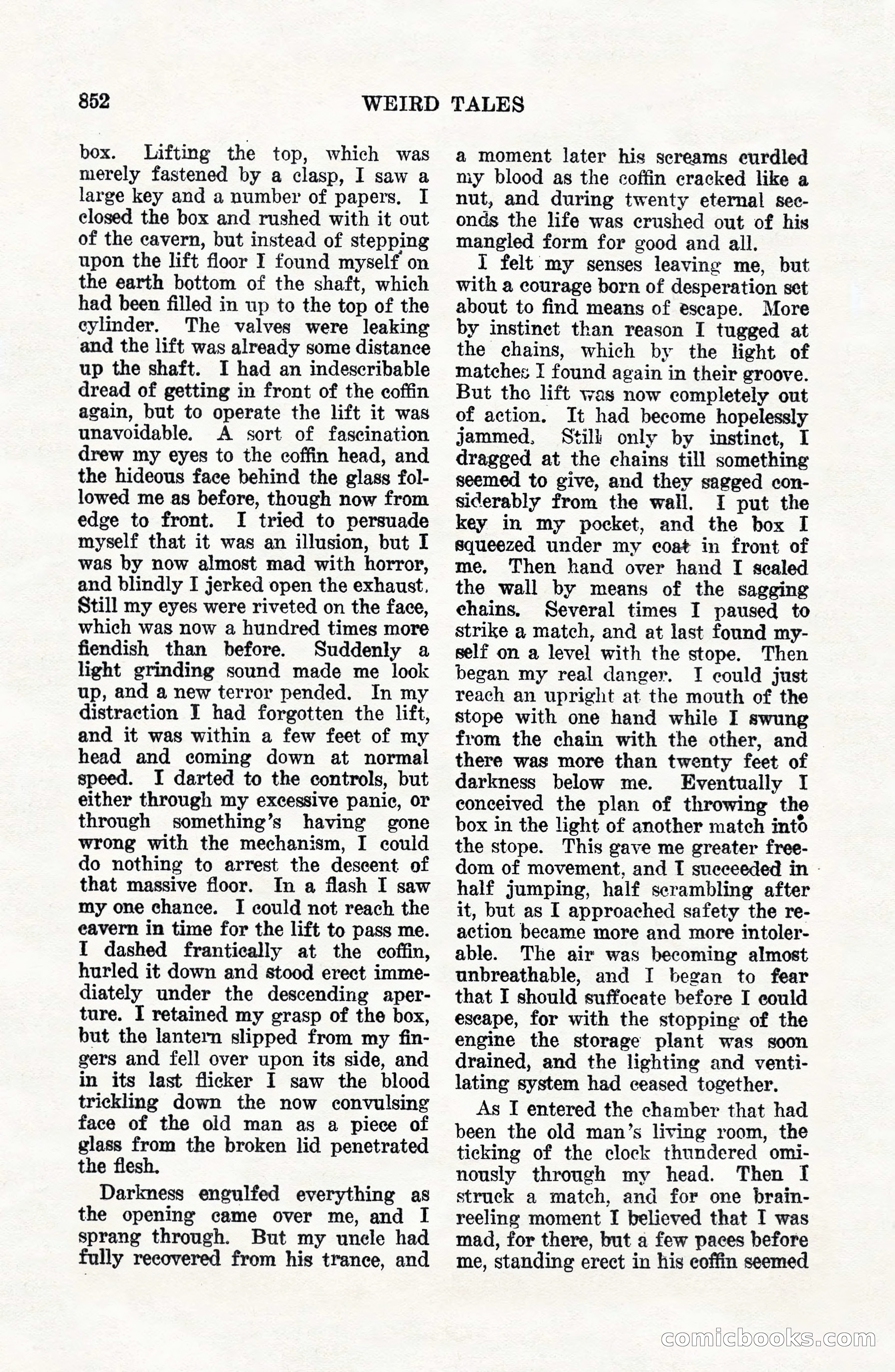 Weird Tales, Vol. VII, No. 6 — page 134 of 148