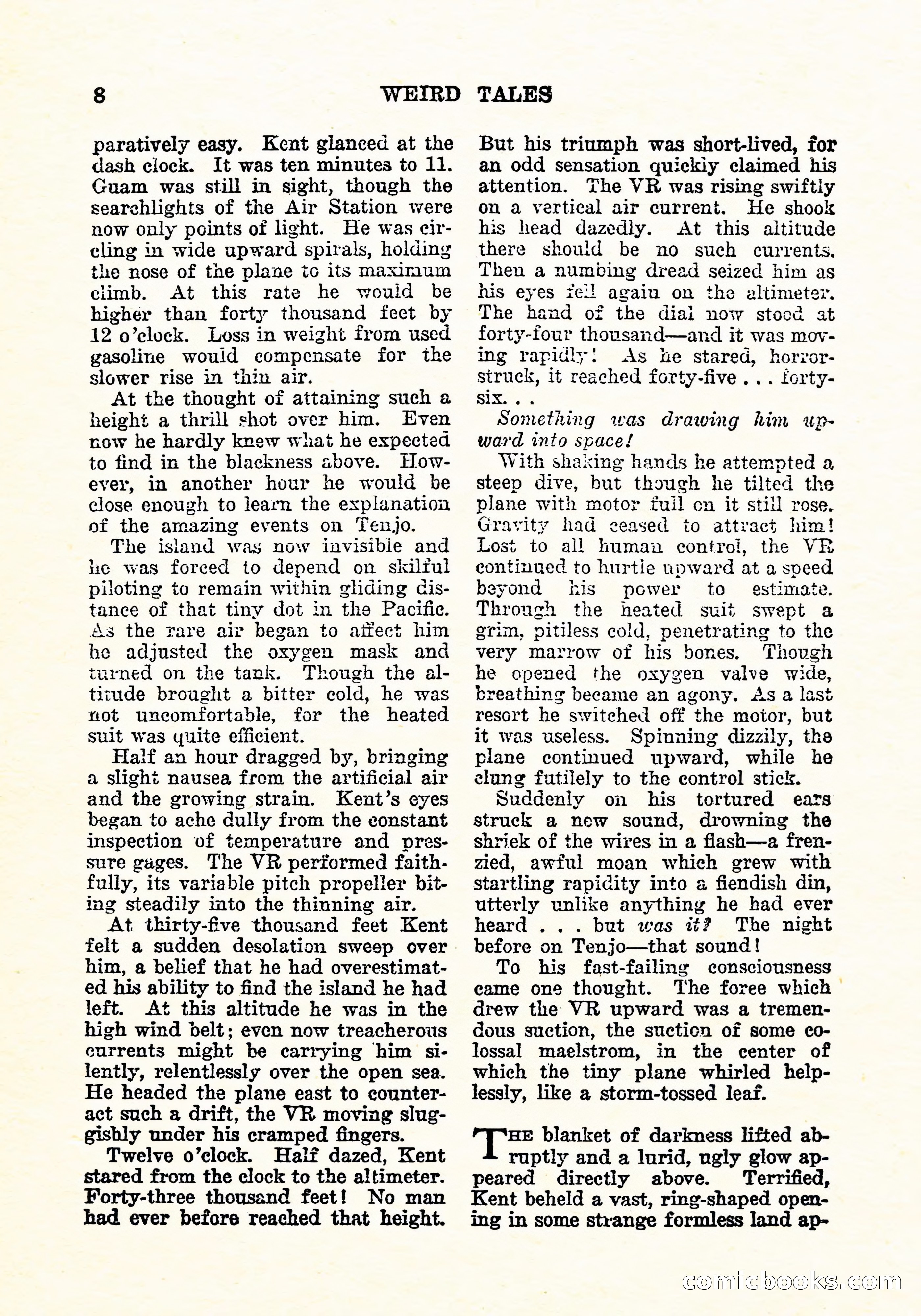 Weird Tales, July 1926 — page 9 of 146