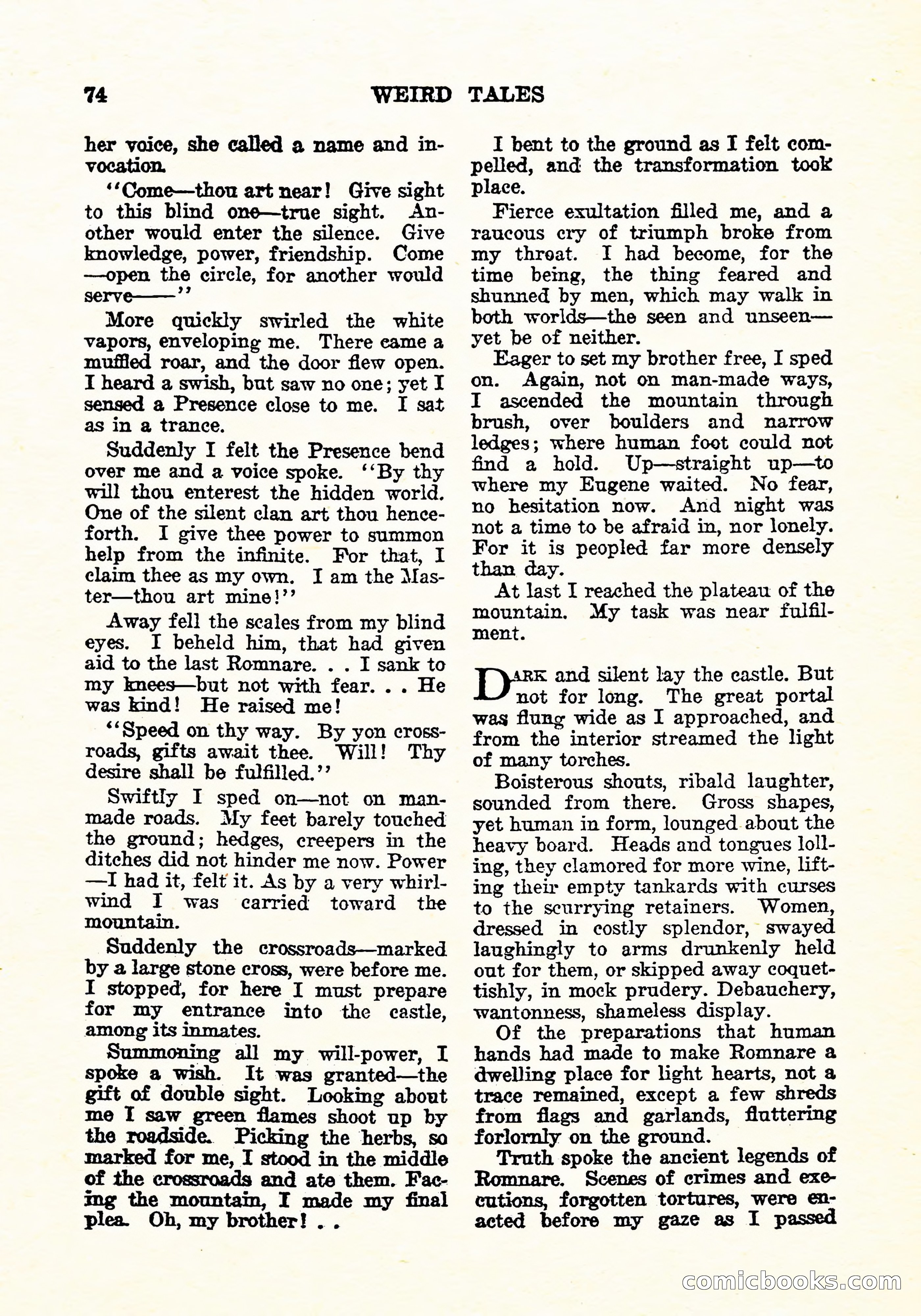 Weird Tales, July 1926 — page 75 of 146