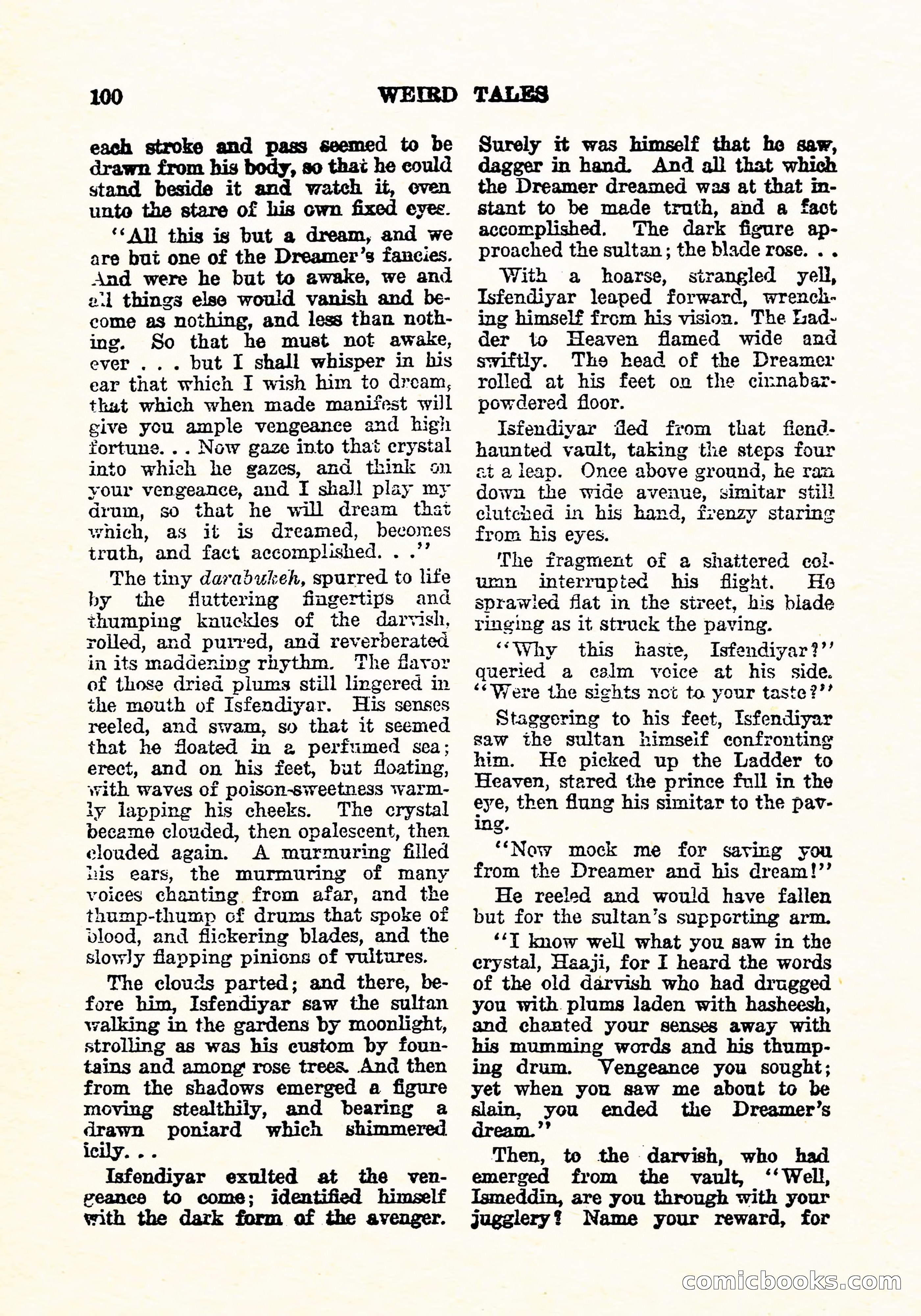 Weird Tales, July 1926 — page 101 of 146