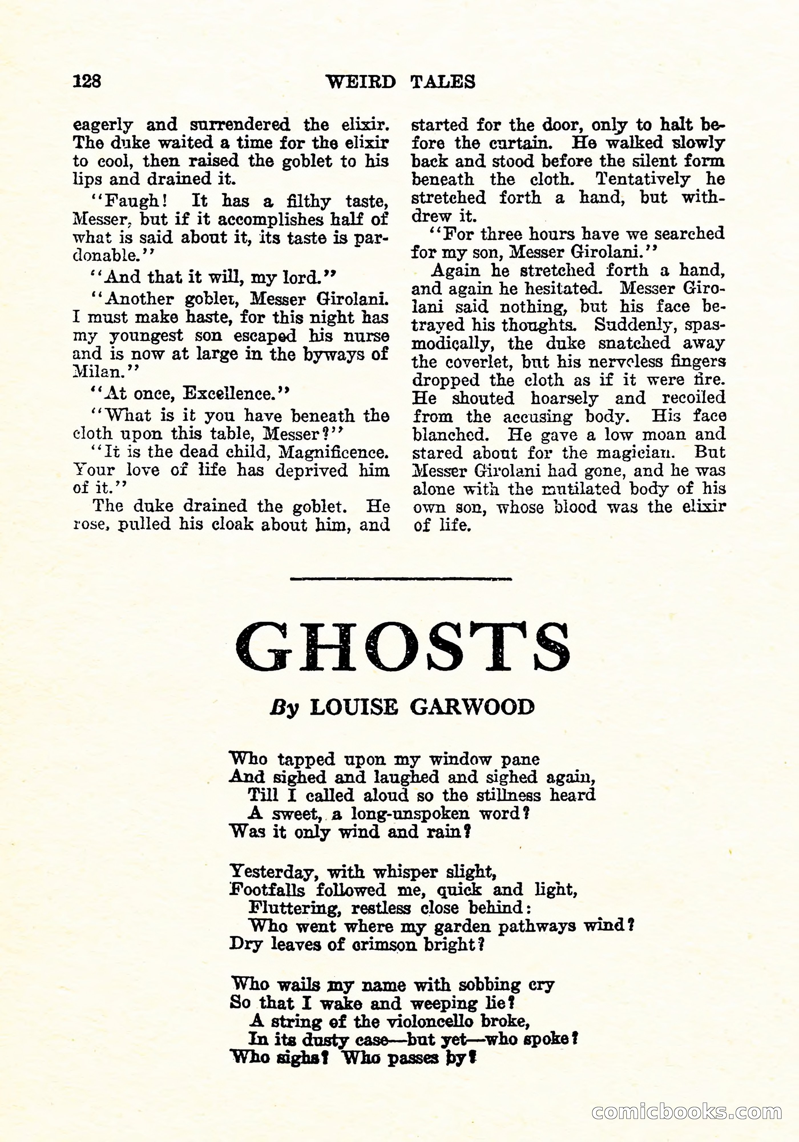 Weird Tales, July 1926 — page 129 of 146