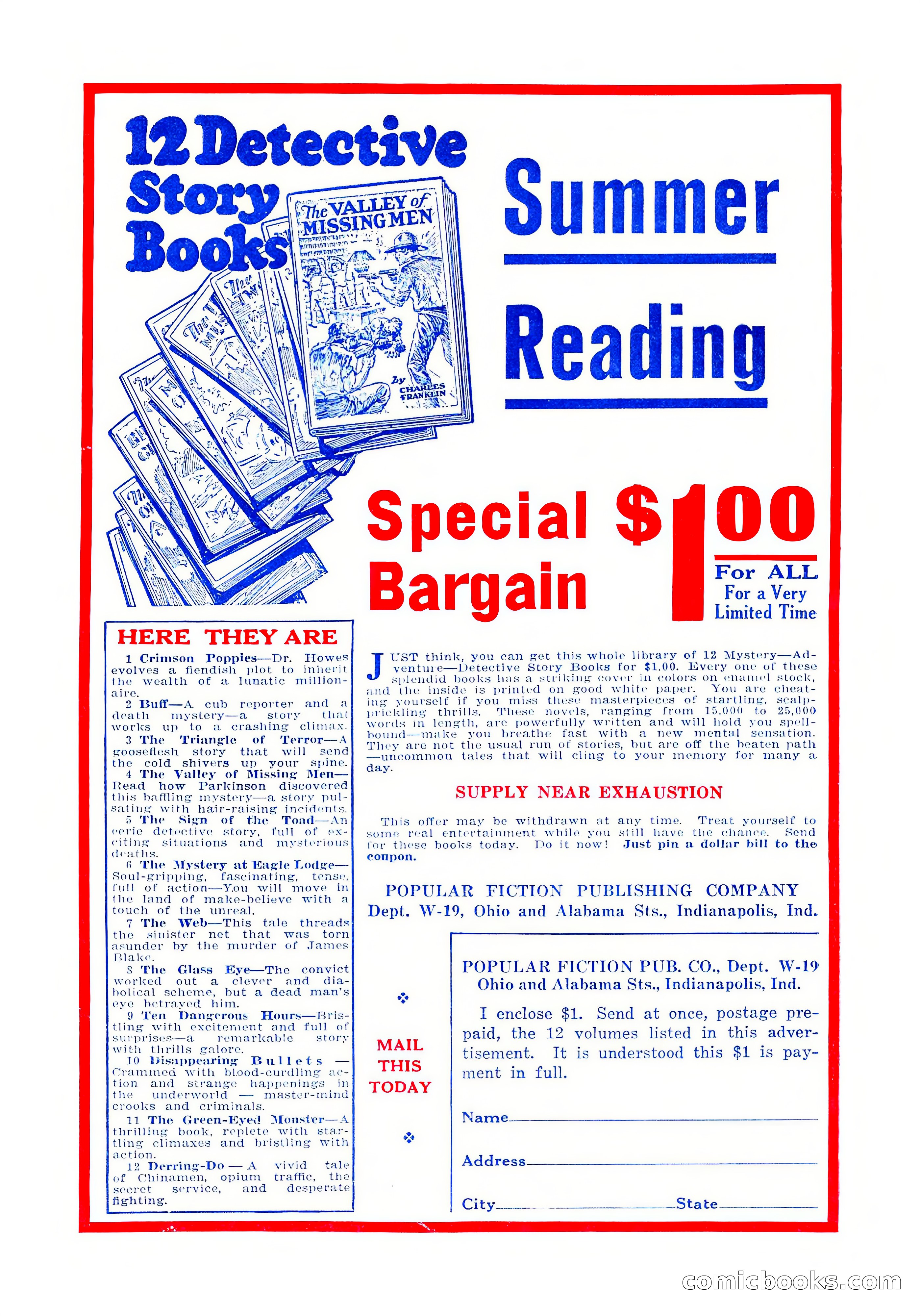 Weird Tales, July 1926 — page 146 of 146