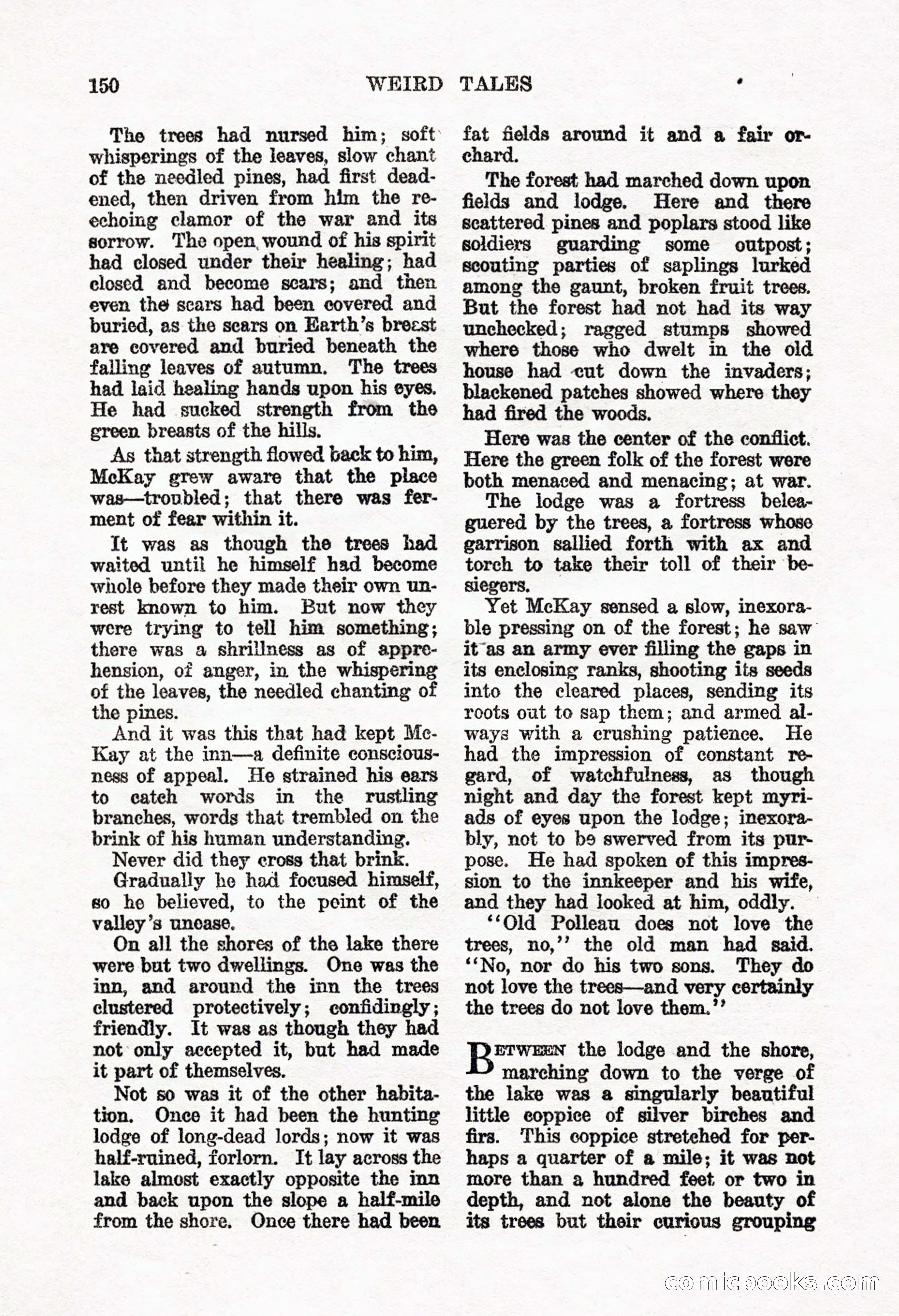 Weird Tales, Vol. 8, No. 2 — page 8 of 146