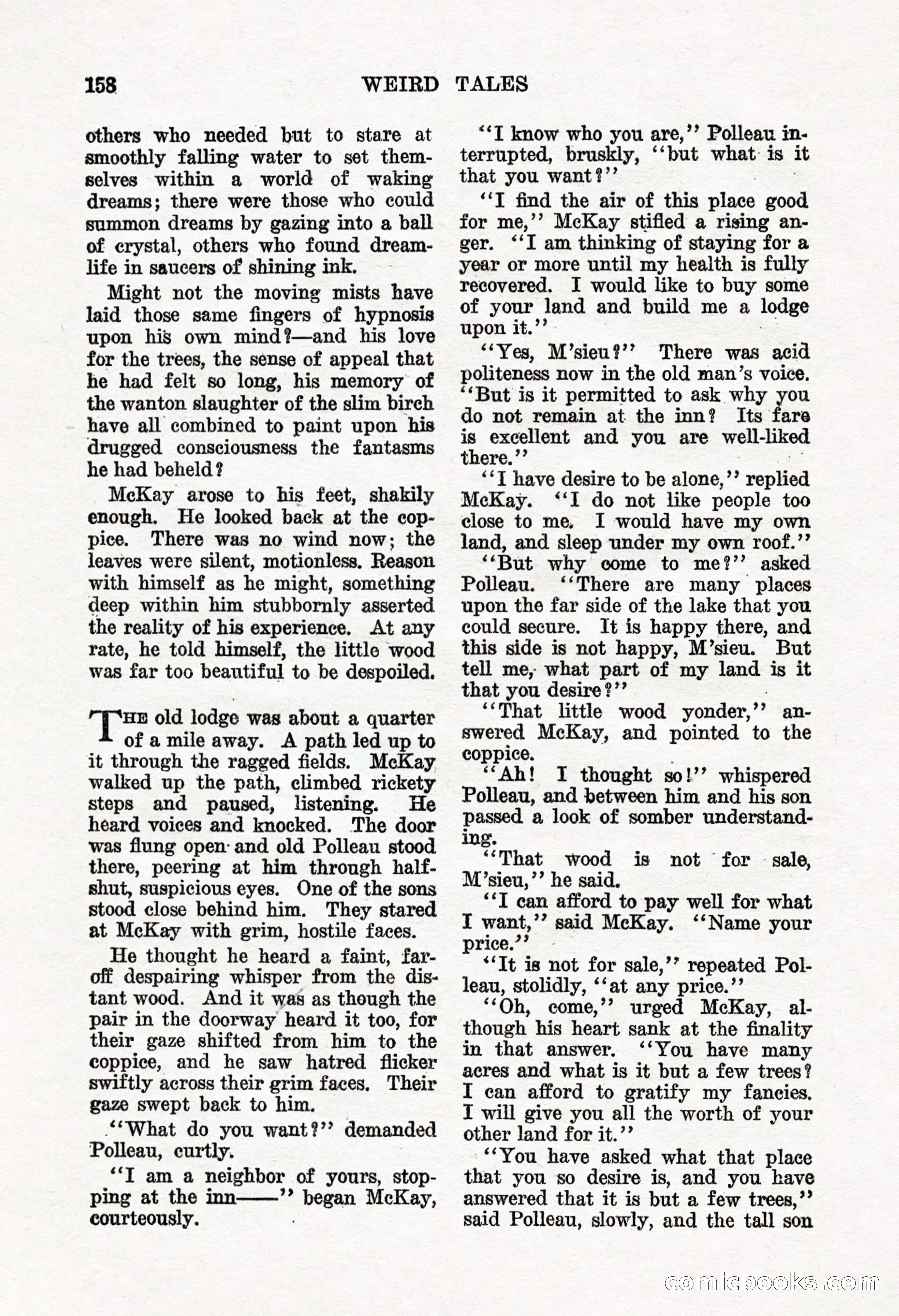 Weird Tales, Vol. 8, No. 2 — page 16 of 146