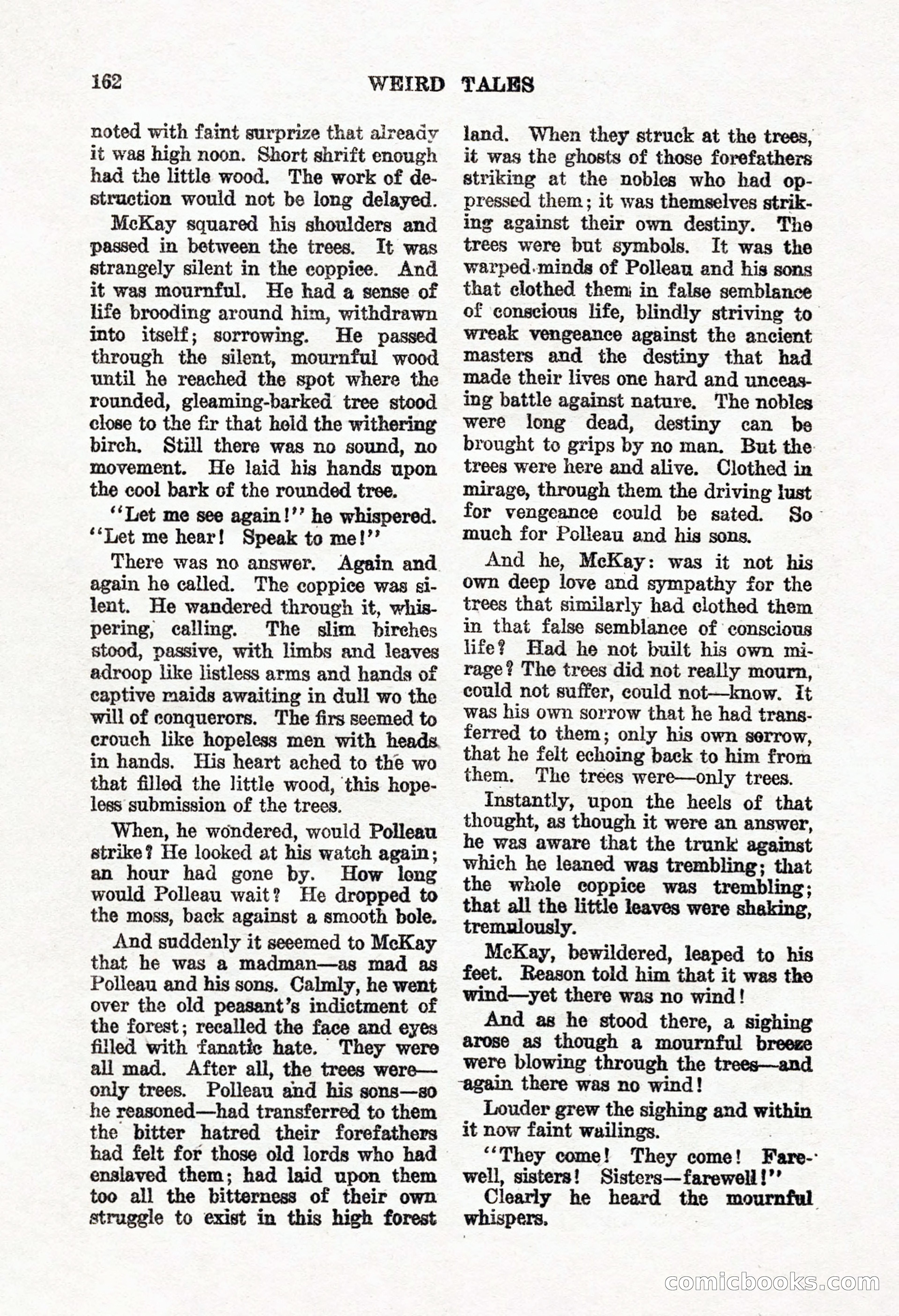 Weird Tales, Vol. 8, No. 2 — page 20 of 146