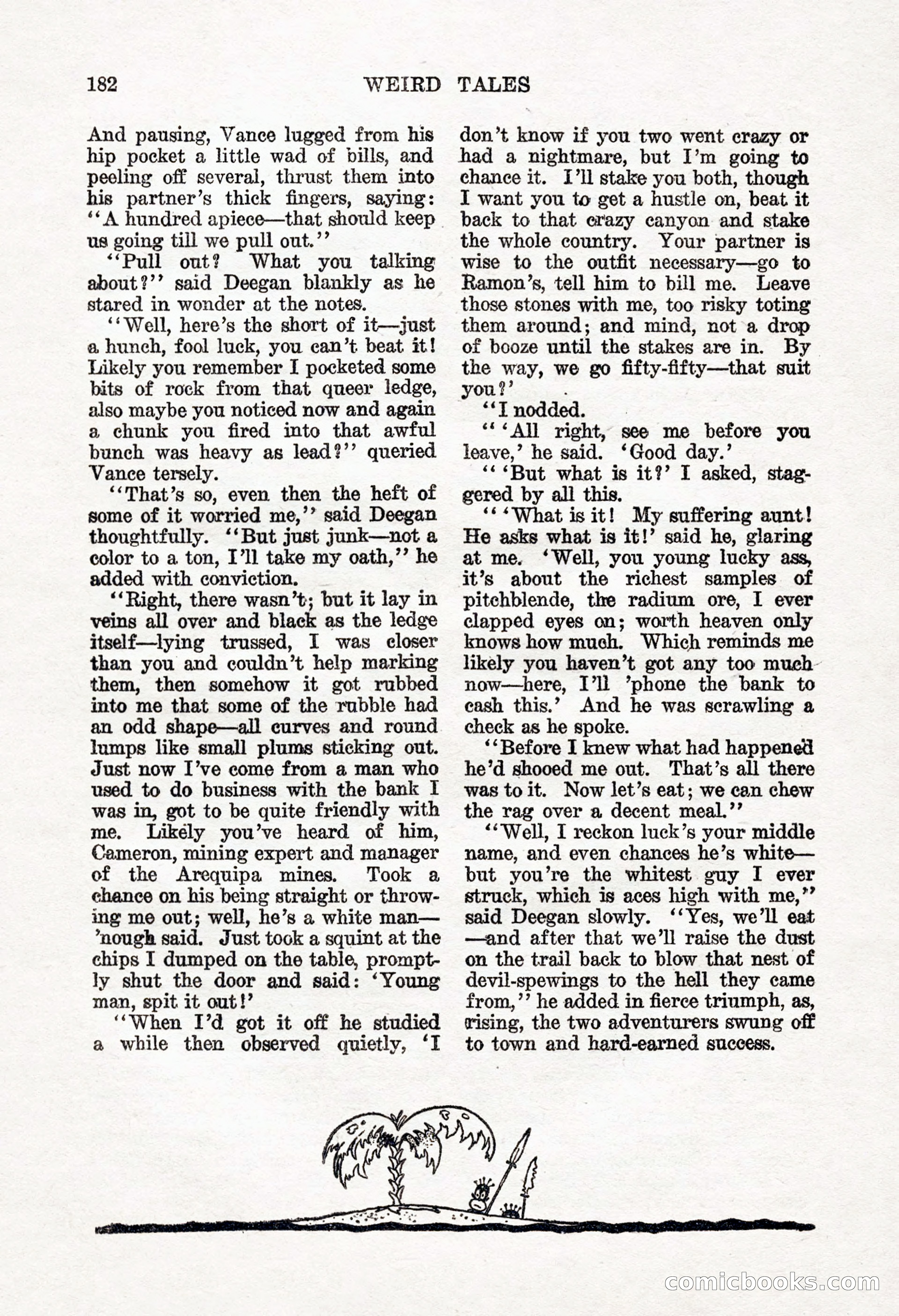 Weird Tales, Vol. 8, No. 2 — page 40 of 146